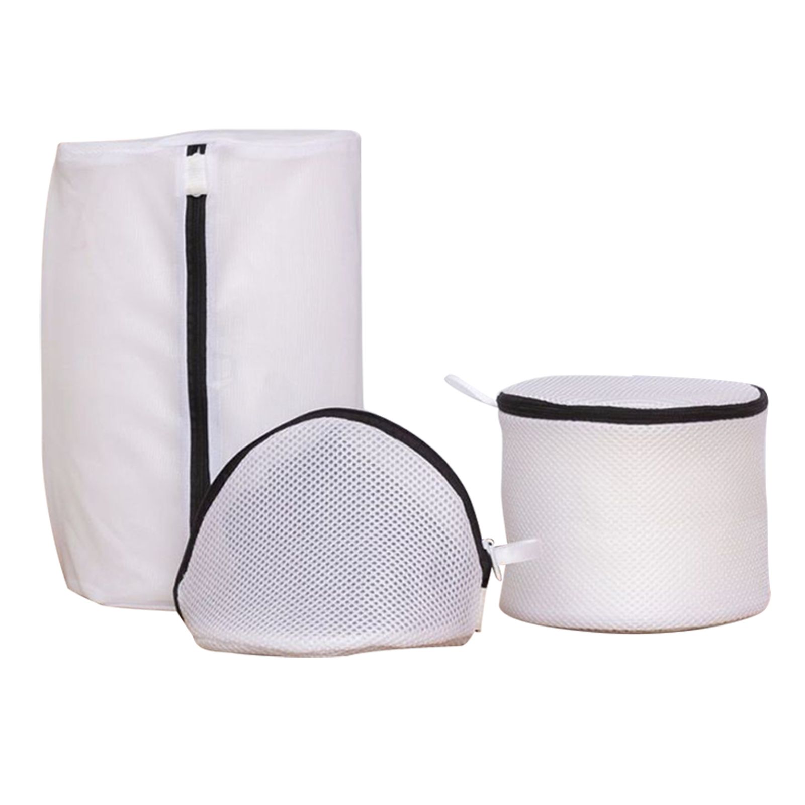 Set of 8 Mesh Laundry Bag Washing Machine Wash Bags with Zipper for Underwea Home Hotel - Image 4