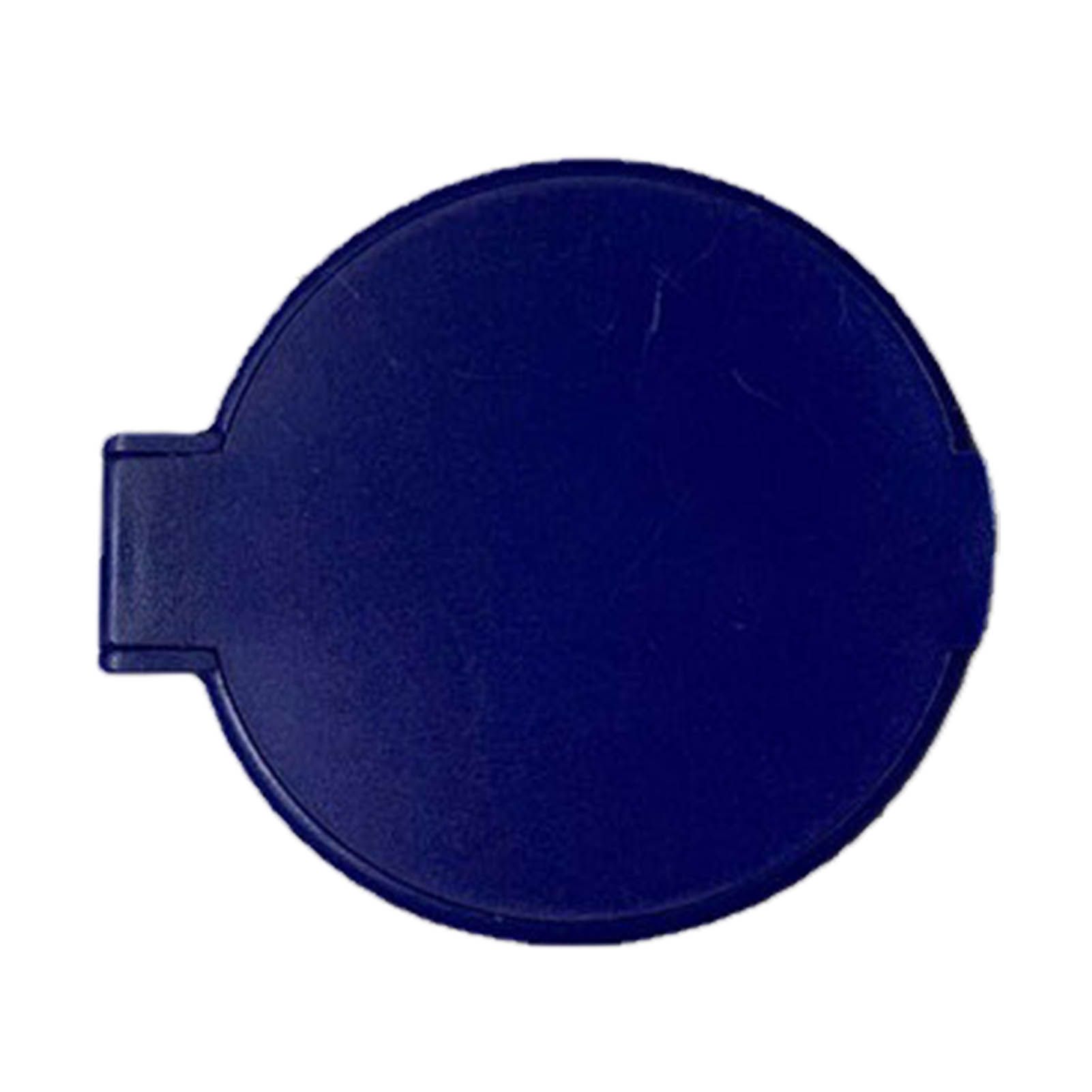 Single Sided Folding Circular Mirror Plastic Portable Compact Cosmetic Pocket Mirror Blue - Image 4