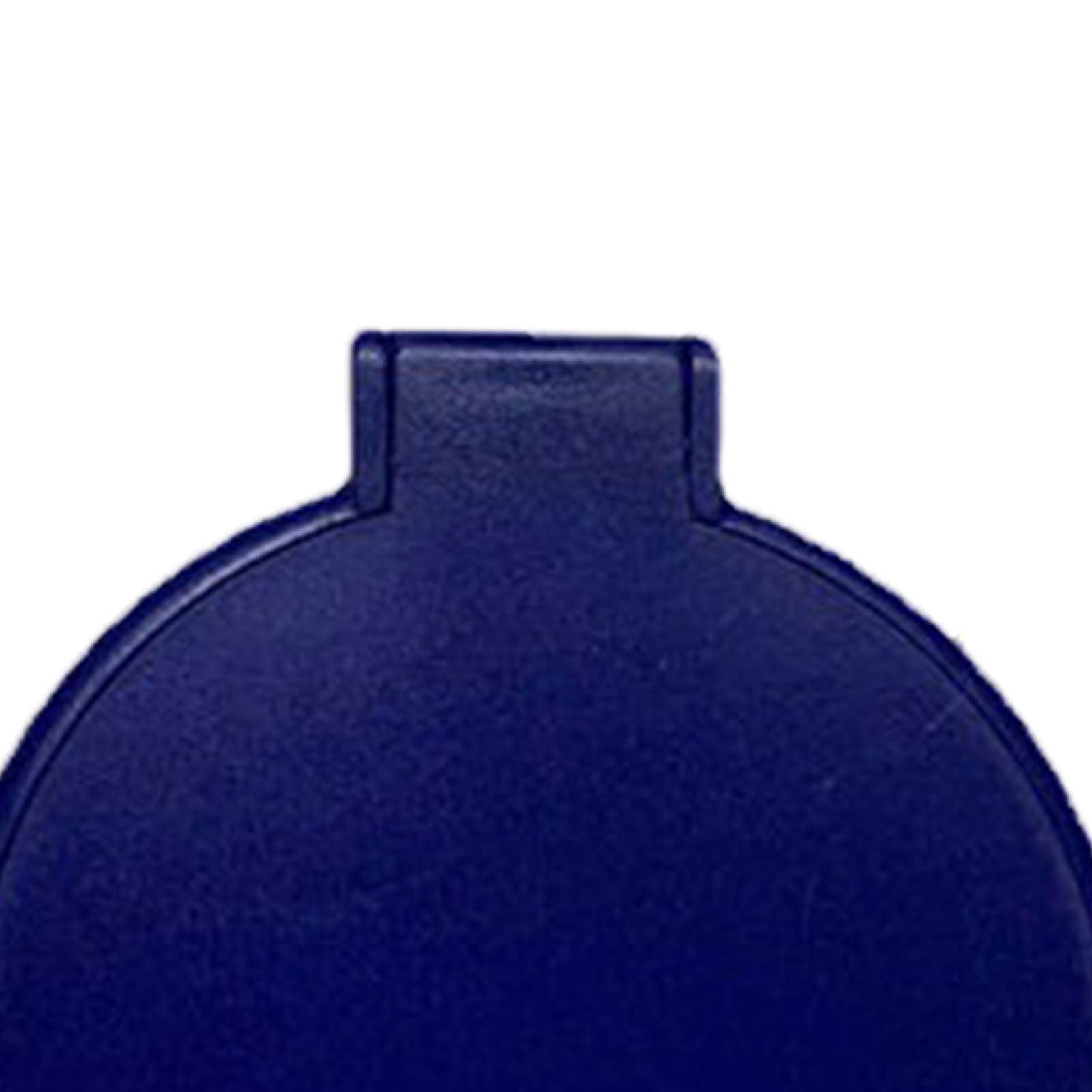 Single Sided Folding Circular Mirror Plastic Portable Compact Cosmetic Pocket Mirror Blue - Image 7