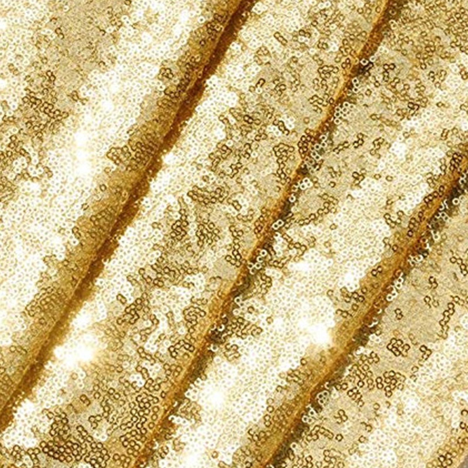 Tablecloth Polyester Fiber with Gold Sequins Table Cover for Table Home Wedding Decoration Or 30x300cm/11.8x118.1in - Image 7