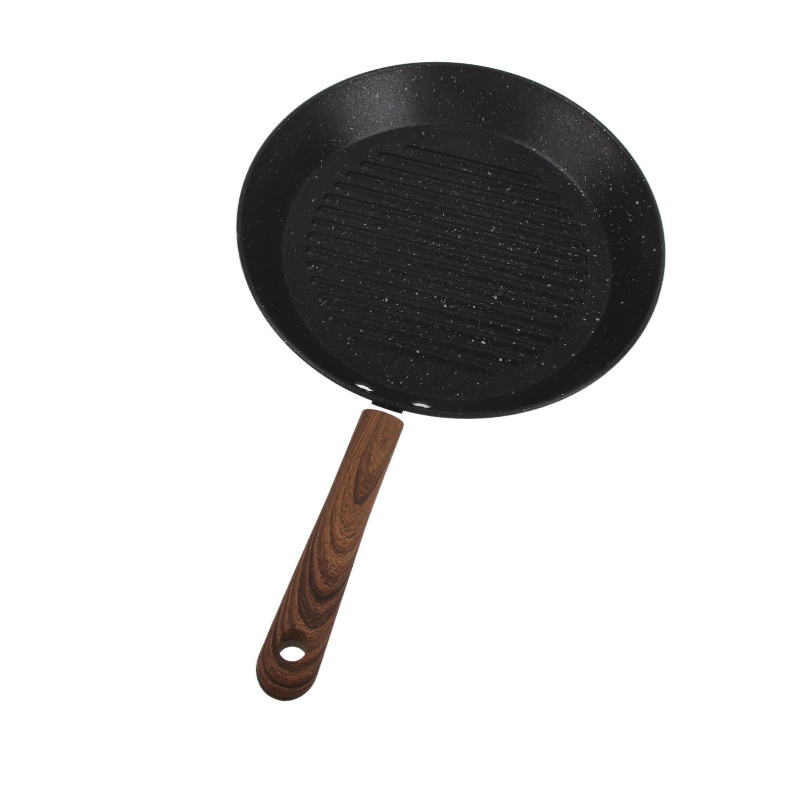 Round Grill Pan Universal Non Stick Multifunctional Flat Bottom Frying Pan for Breakfast - Image 2
