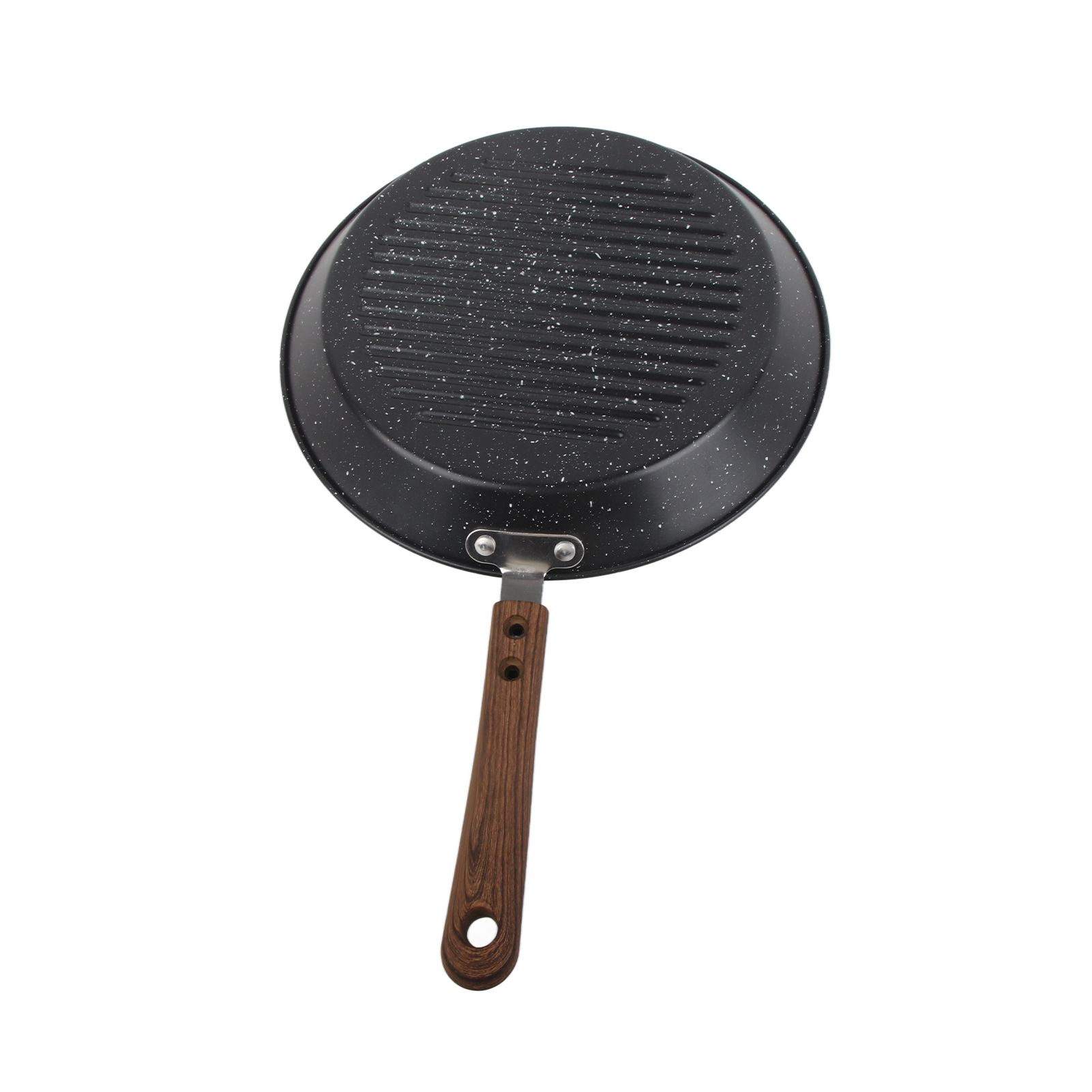 Round Grill Pan Universal Non Stick Multifunctional Flat Bottom Frying Pan for Breakfast - Image 4