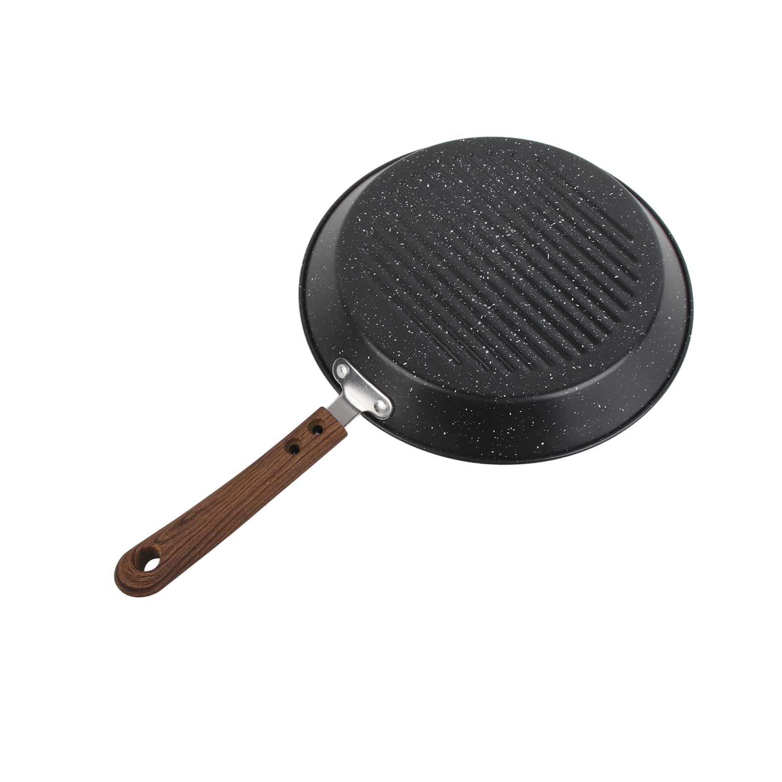 Round Grill Pan Universal Non Stick Multifunctional Flat Bottom Frying Pan for Breakfast - Image 5