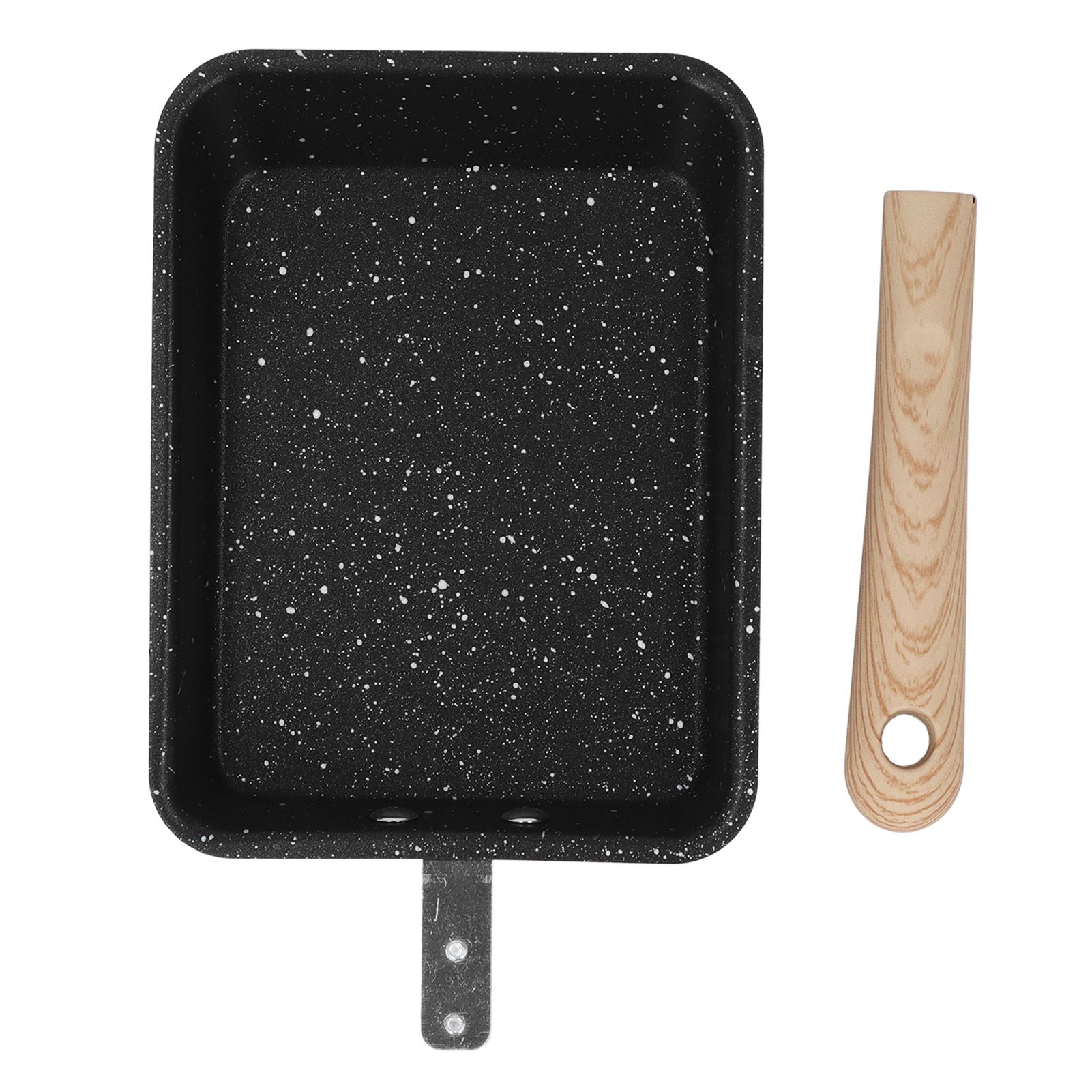 Frying Pan Iron Non Stick Coating Square Thick Multifunction Japanese Omelette Pan for Home Kitchen Tool - Image 2
