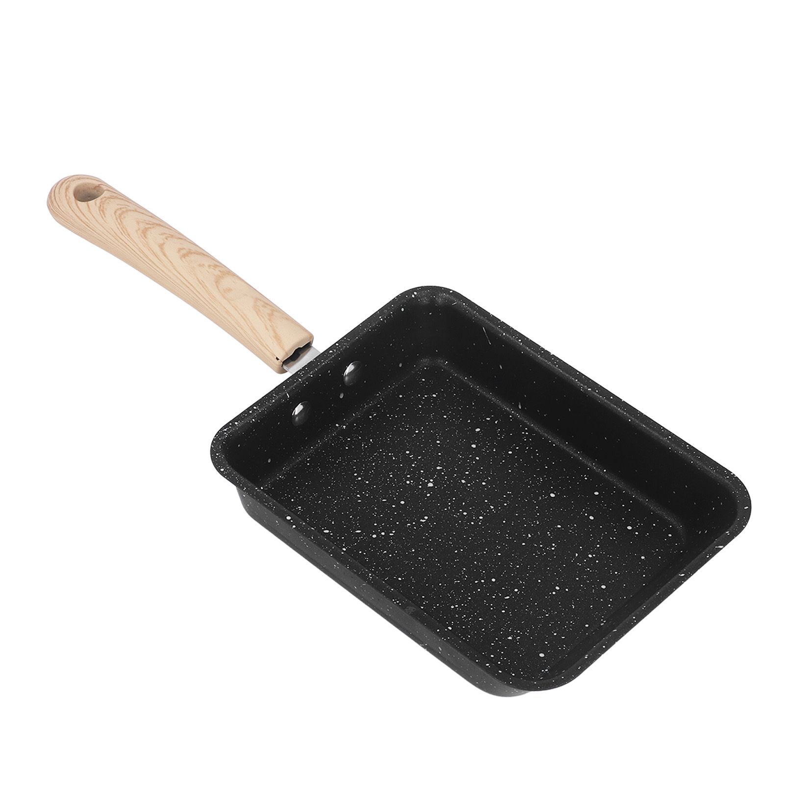 Frying Pan Iron Non Stick Coating Square Thick Multifunction Japanese Omelette Pan for Home Kitchen Tool - Image 4