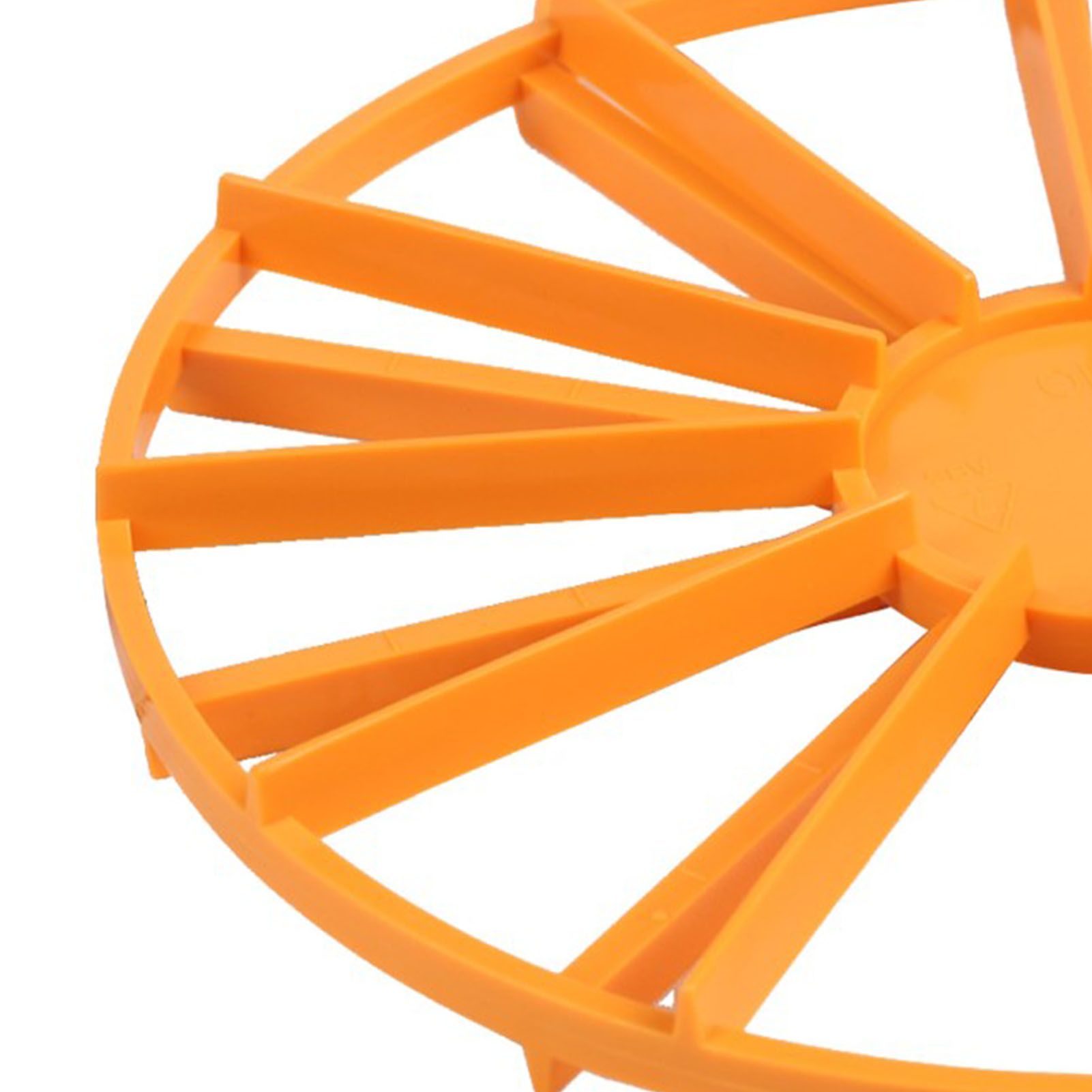 Cake Portion Marker Food Grade Round 10/12 Piece Cake Slice Marker Equal Portion Cutter Bread Cake Divider Baking Tool Yellow 126g/4.4oz（280） - Image 7