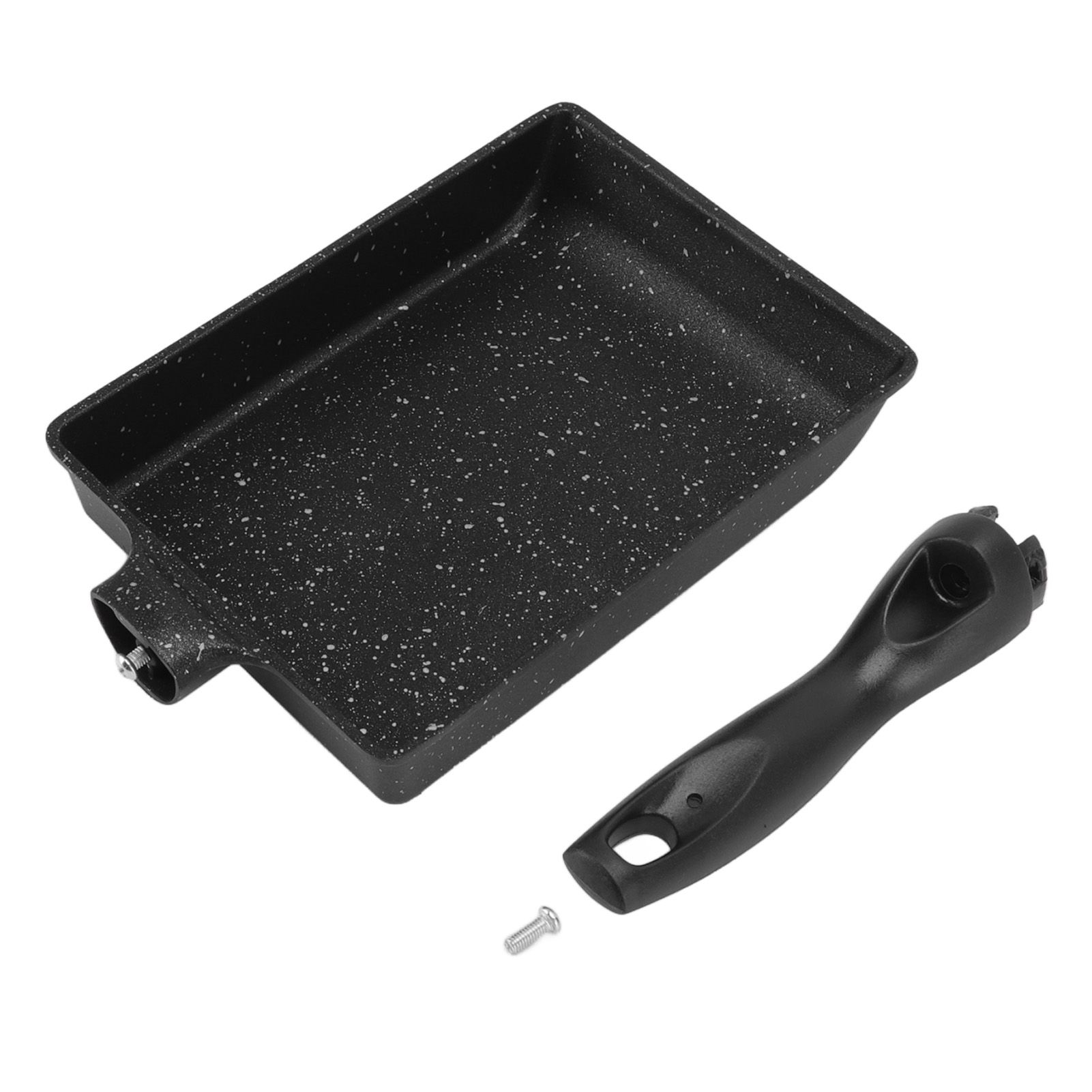 Rectangular Frying Pan Thickened Aluminum Alloy Nonstick Coating Cooking Pan for Steak Egg Roll - Image 1