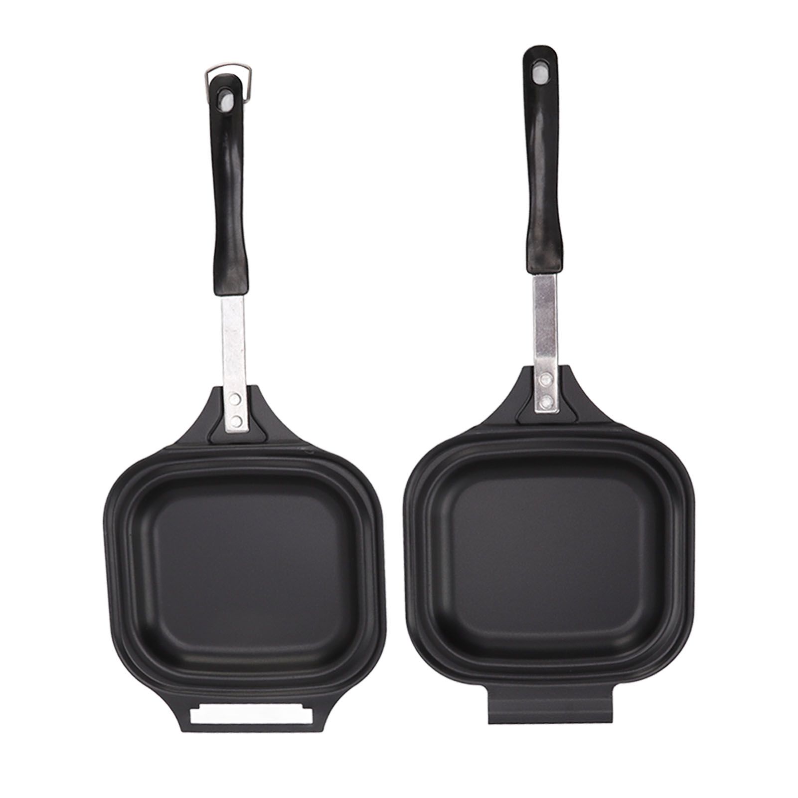 Frying Pan Even Heating Easy Cleaning Double Sided Iron Pancake Pan for Restaurants Home - Image 1