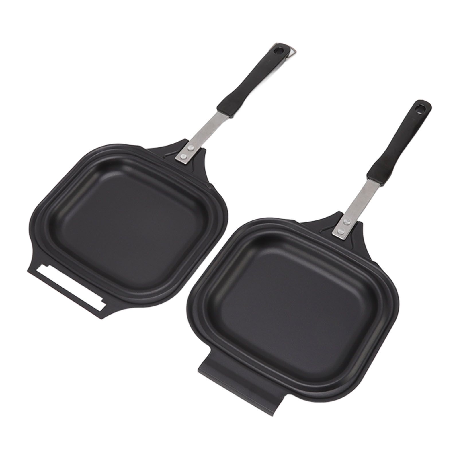 Frying Pan Even Heating Easy Cleaning Double Sided Iron Pancake Pan for Restaurants Home - Image 3