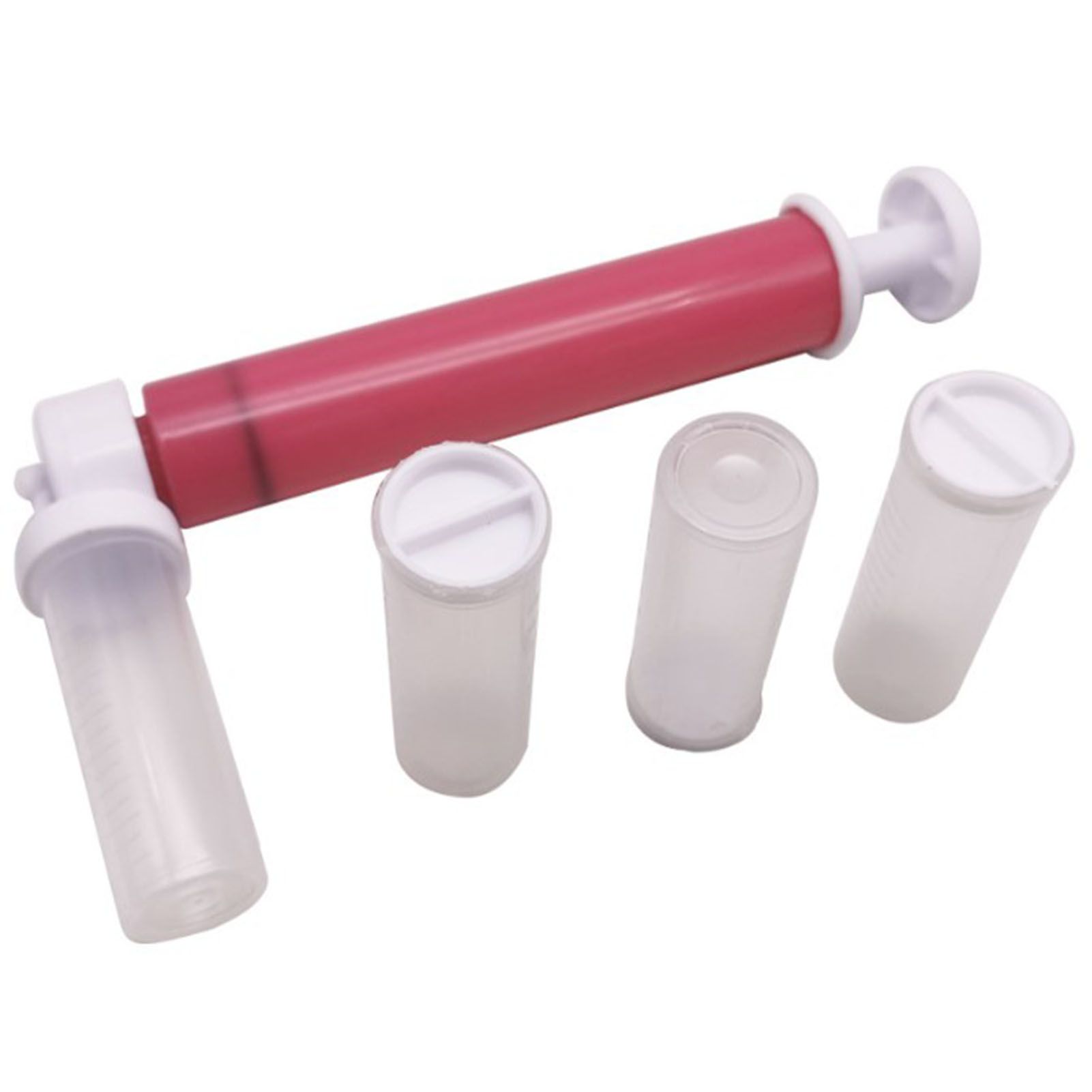 Manual Cake Airbrush Multipurpose Cake Decorating Airbrush with 4 Empty Bottles for Bakery Decoration - Image 1