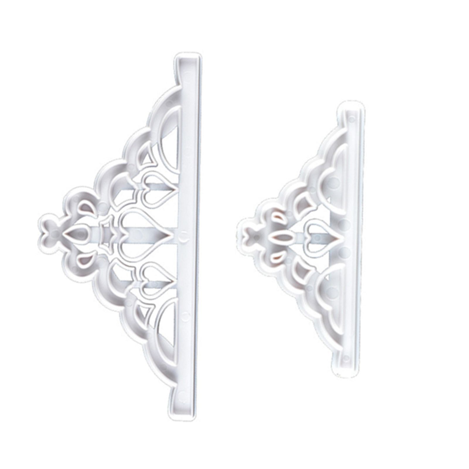 2 Pcs Crown Cutters Set Princess Crown Mold Tiara Cutter Cake Decorating Mold for DIY Birthday Party Dinner - Image 7