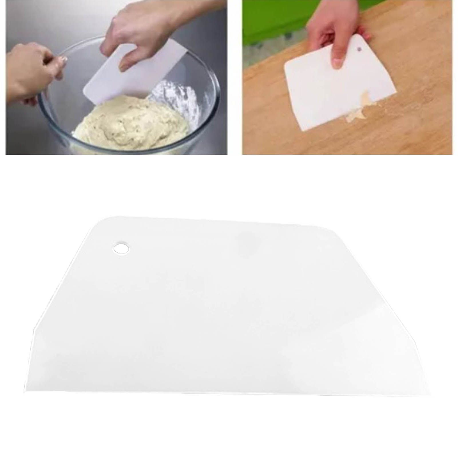 19.3x12.7cm Dough Scraper ABS Multifunction Trapezoid Large Dough Cutter Chopper for Kitchen - Image 5