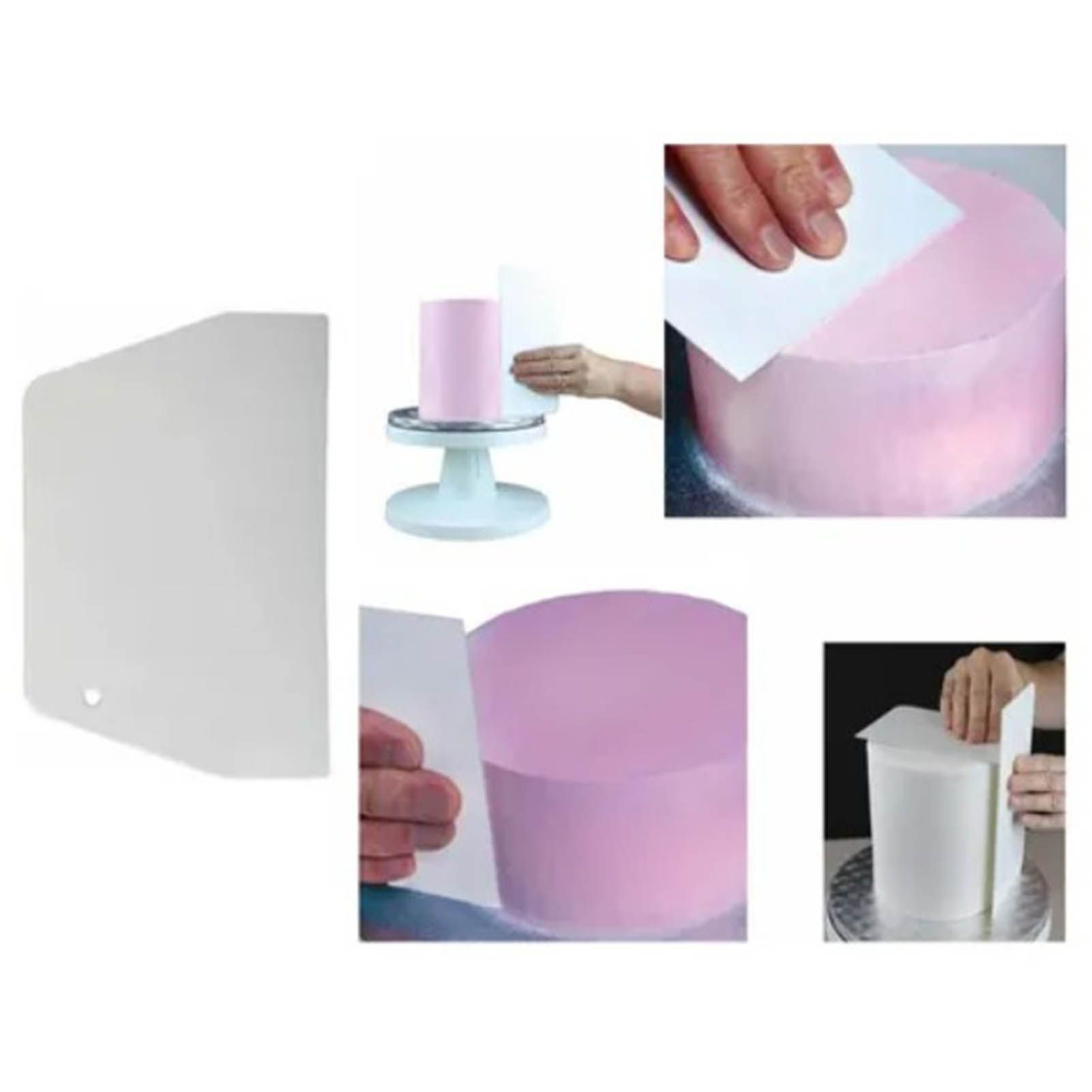19.3x12.7cm Dough Scraper ABS Multifunction Trapezoid Large Dough Cutter Chopper for Kitchen - Image 6