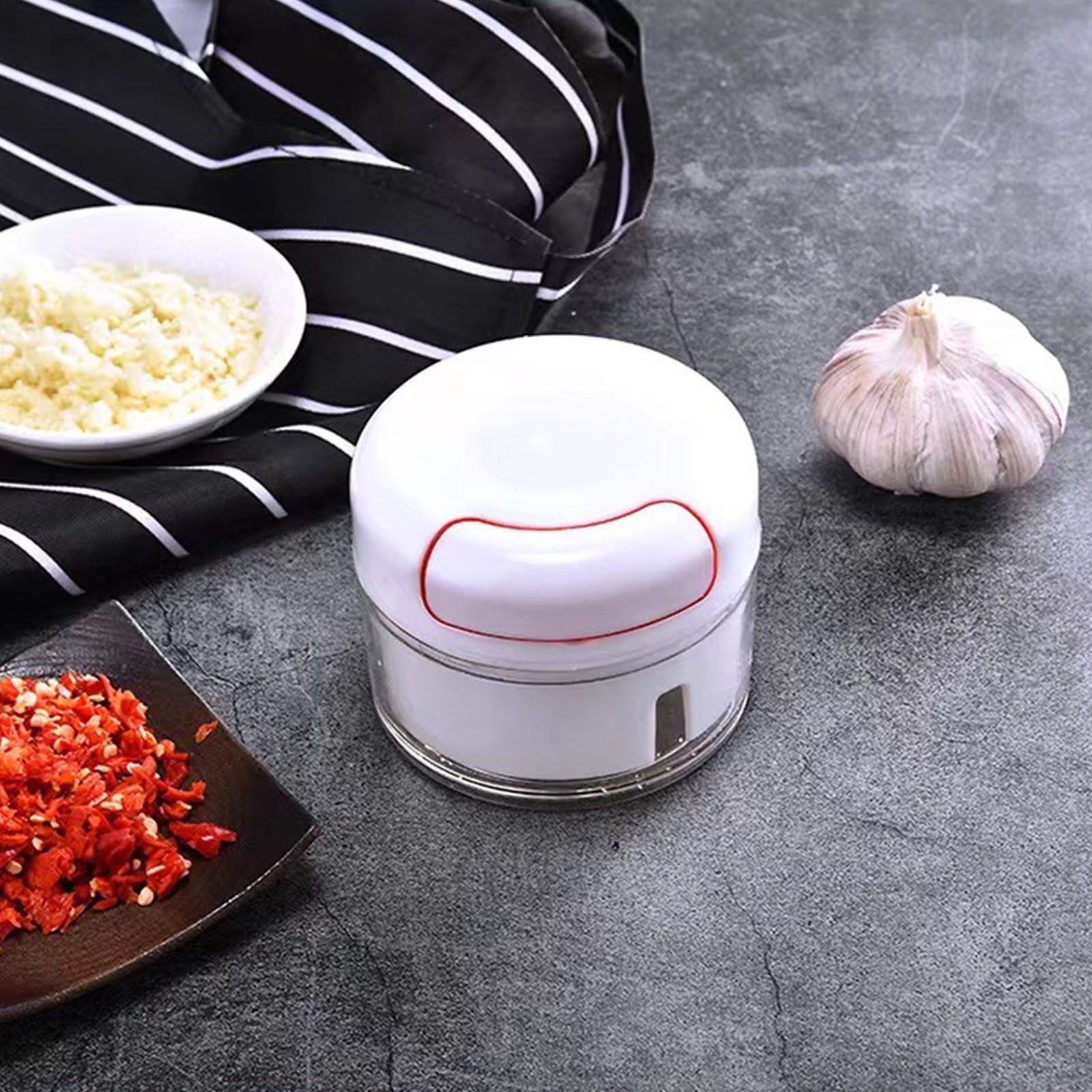 Garlic Chopper Garlic Crusher Press Stainless Steel for Cooking Tool Kitchen Gadgets Garlic Masher - Image 3
