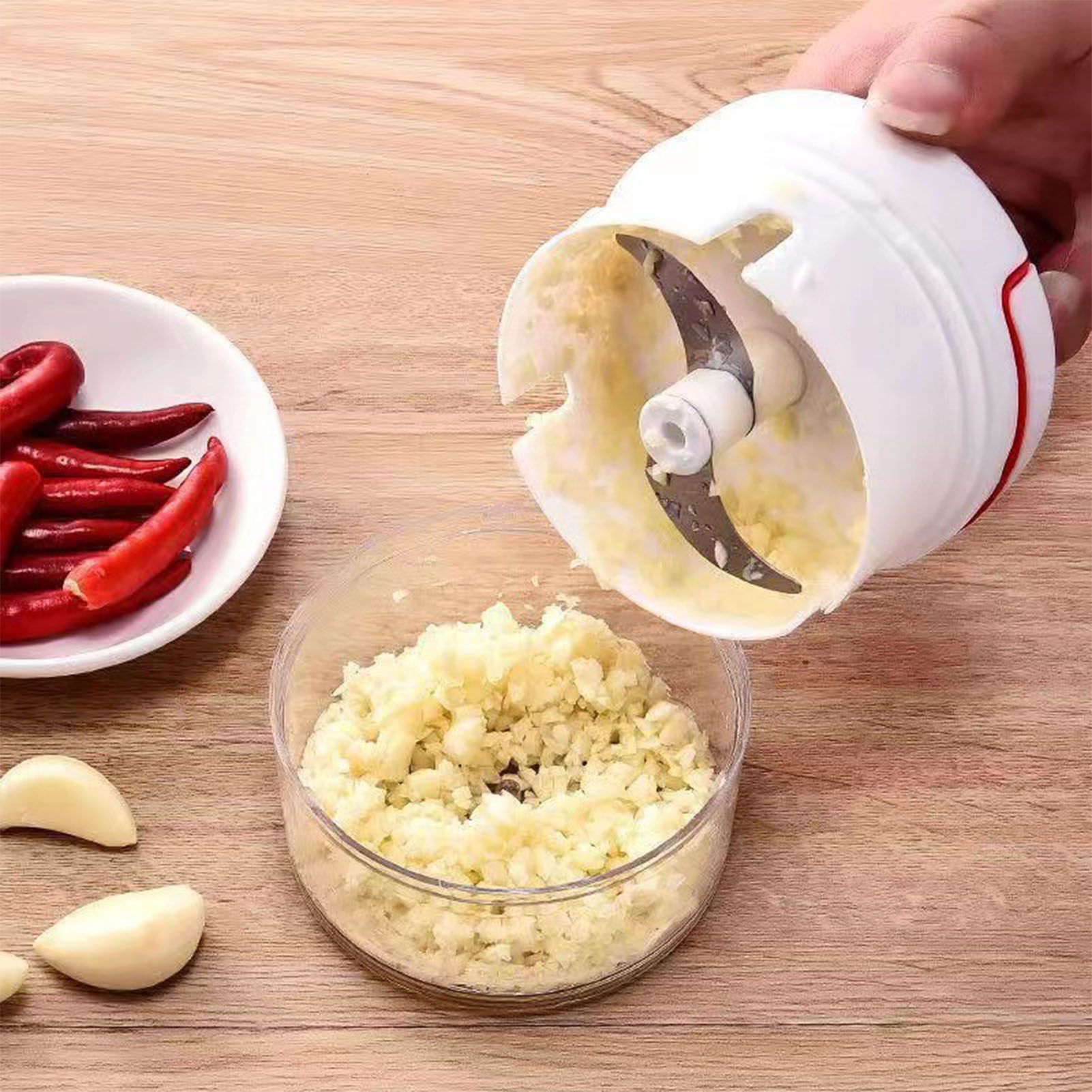 Garlic Chopper Garlic Crusher Press Stainless Steel for Cooking Tool Kitchen Gadgets Garlic Masher - Image 6