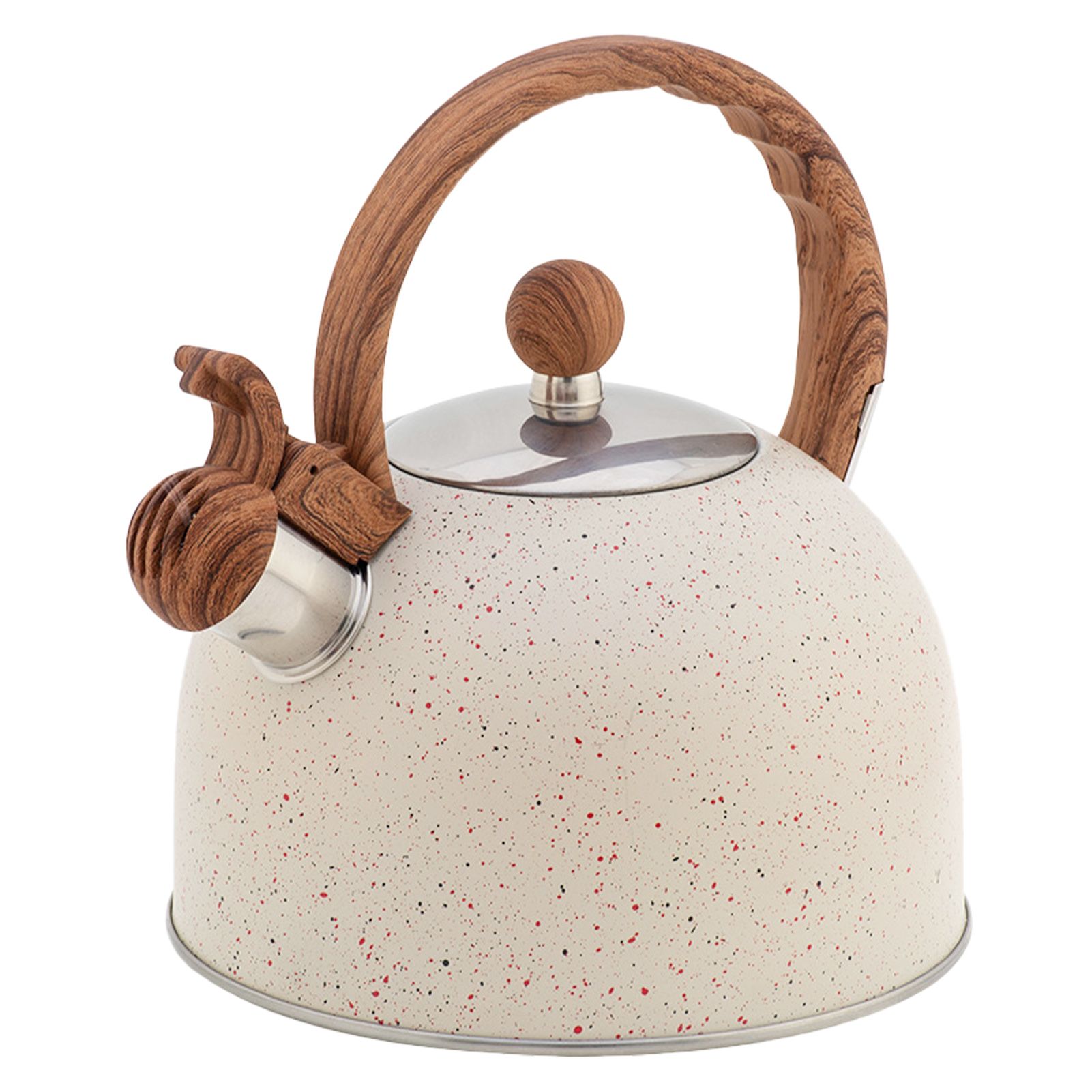 2.5L Whistling Tea Kettle Stovetop Food Grade Stainless Steel Tea Pots for Kitchen Hotel - Image 2