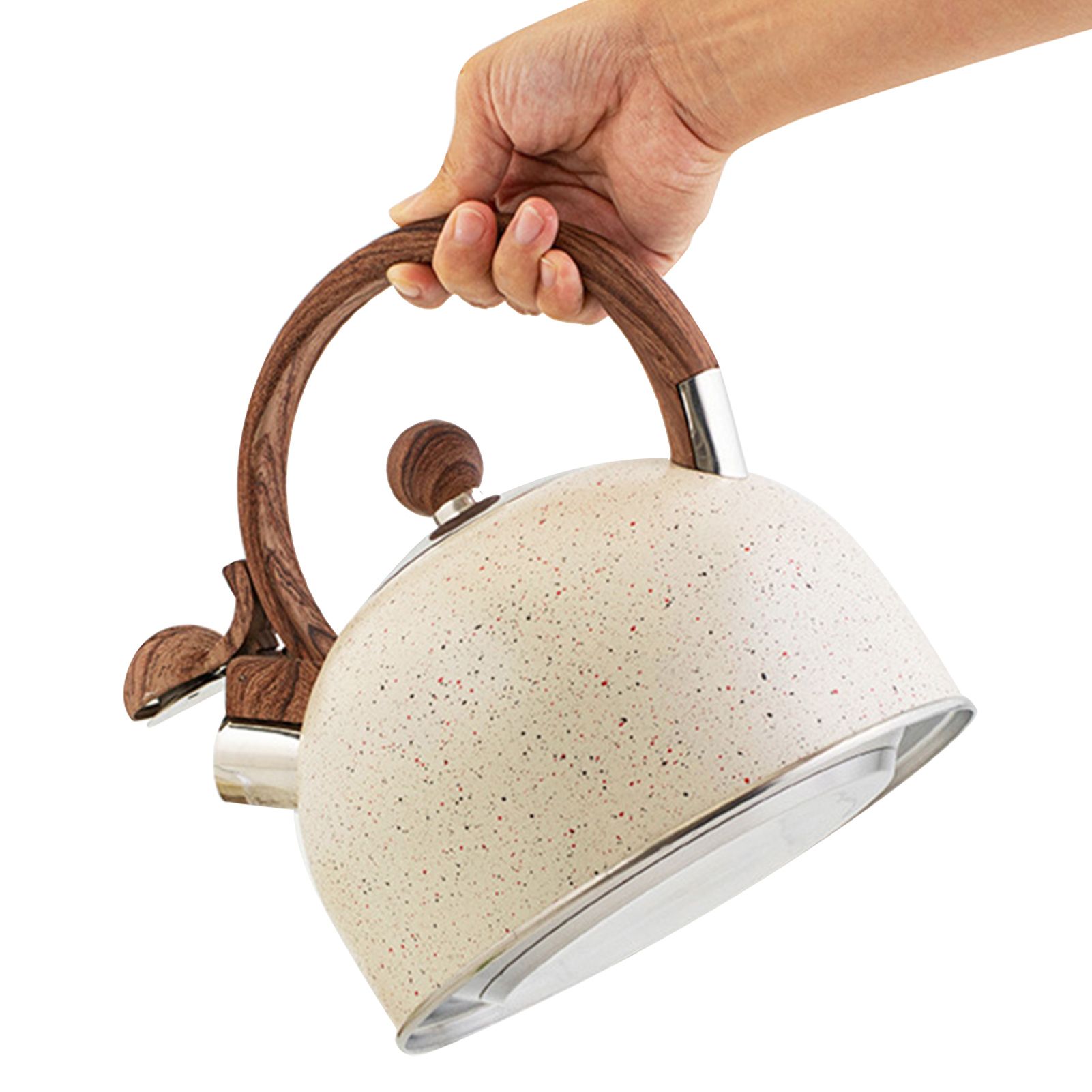 2.5L Whistling Tea Kettle Stovetop Food Grade Stainless Steel Tea Pots for Kitchen Hotel - Image 4