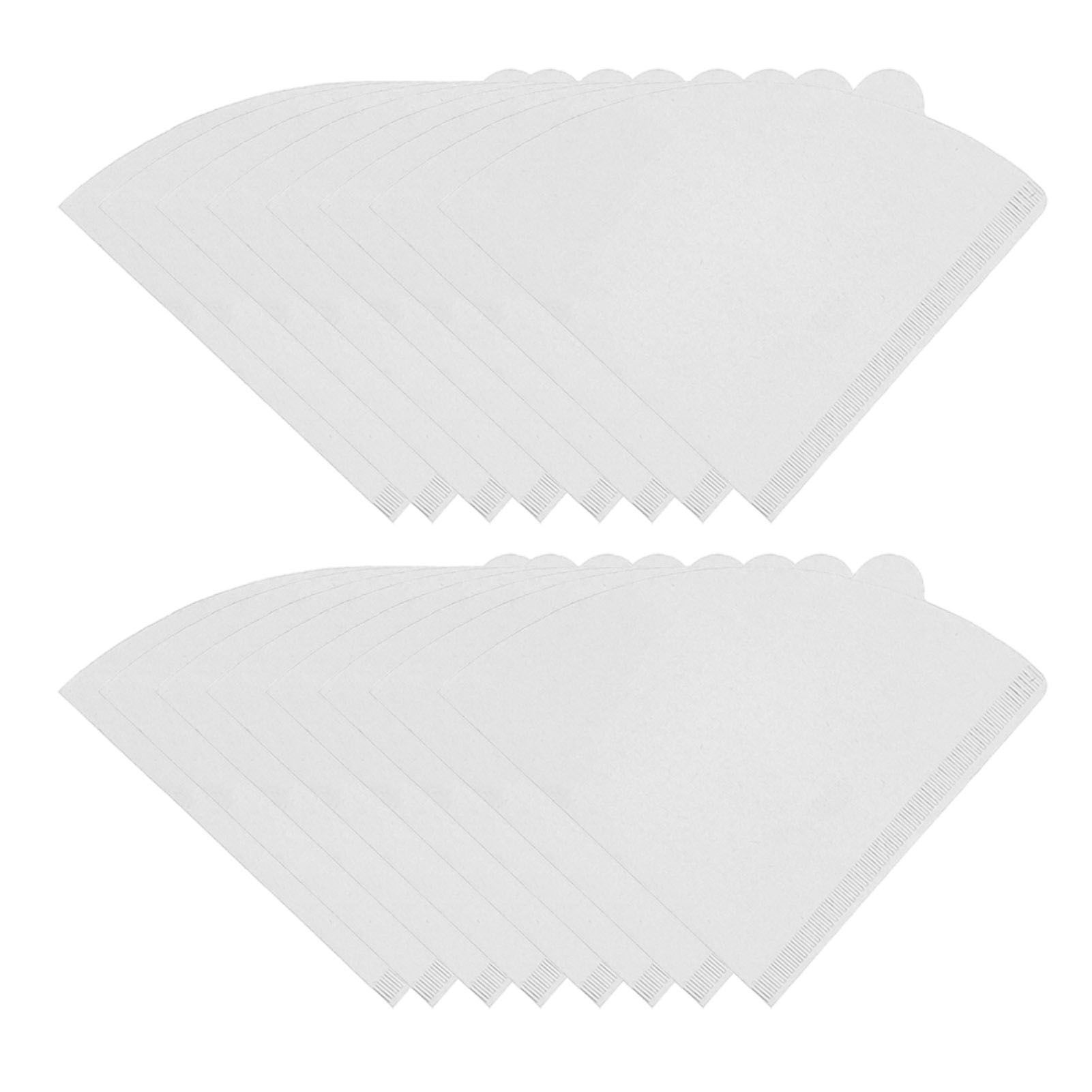 100 Pieces Filter Cone Coffee Filters 2 to 4 Cup Natural Disposable Coffee Filter Paper for Home Cafe - Image 2