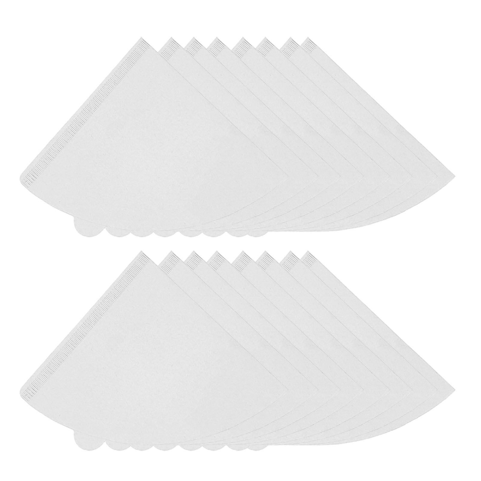 100 Pieces Filter Cone Coffee Filters 2 to 4 Cup Natural Disposable Coffee Filter Paper for Home Cafe - Image 4