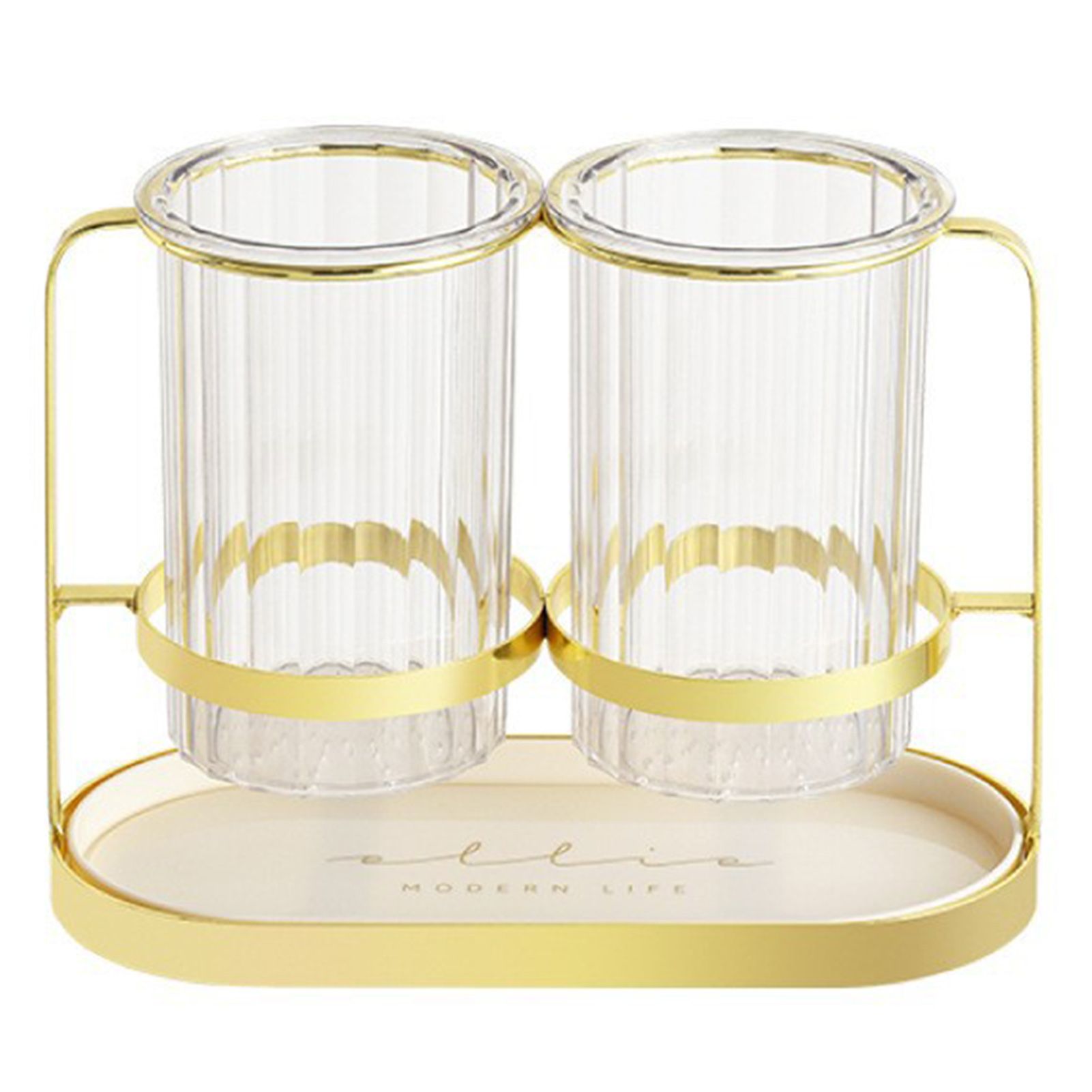 Chopsticks Drying Holder Iron PET Transparent Chopsticks Drying Caddy for Spoons Kitchen Platinum - Image 1