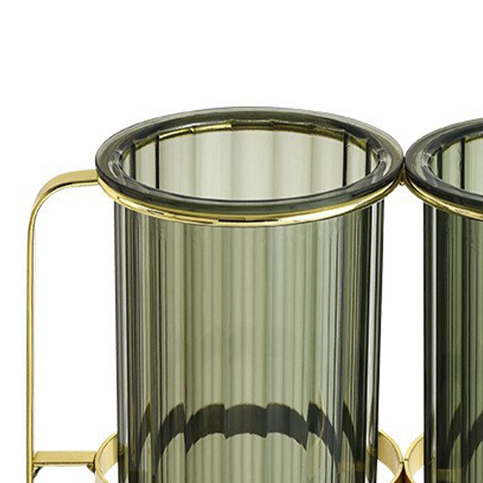 Chopsticks Drying Holder Iron PET Transparent Chopsticks Drying Caddy for Spoons Kitchen Green Gold - Image 7