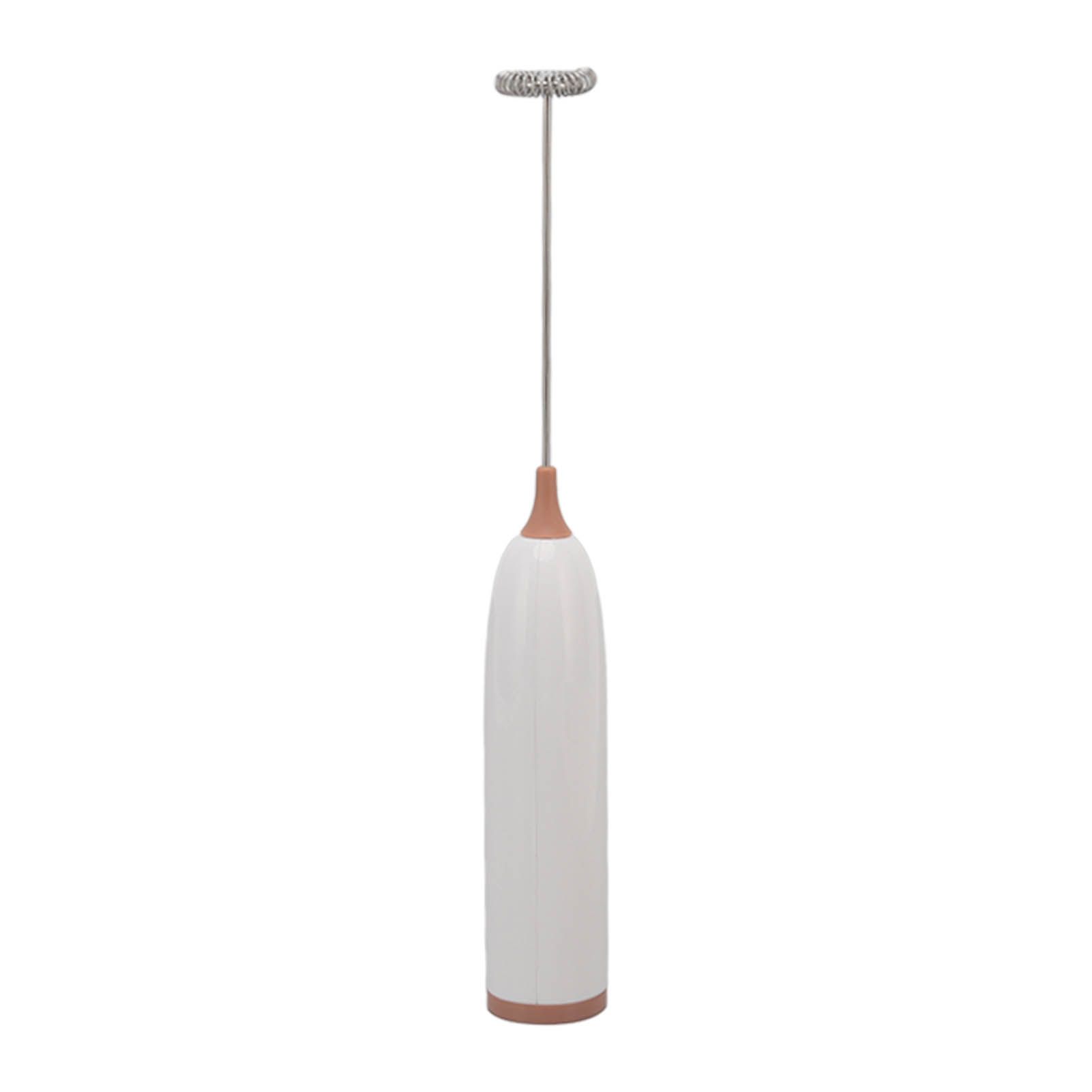 Household Electric Milk Frother Automatic Handheld Milk Foam Maker Coffee Stirring Bar Kitchen Drink Foamer White Coffee - Image 2