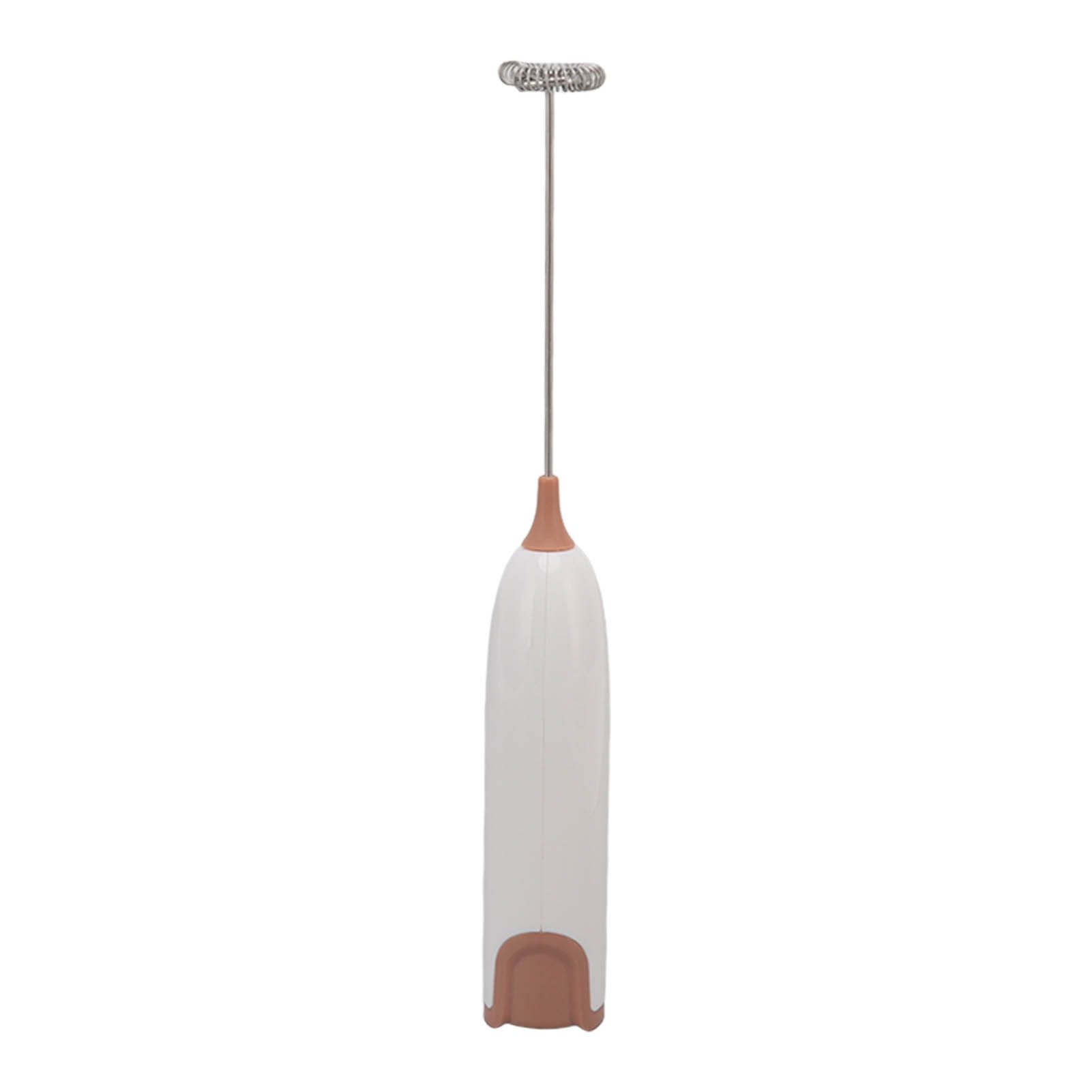 Household Electric Milk Frother Automatic Handheld Milk Foam Maker Coffee Stirring Bar Kitchen Drink Foamer White Coffee - Image 5