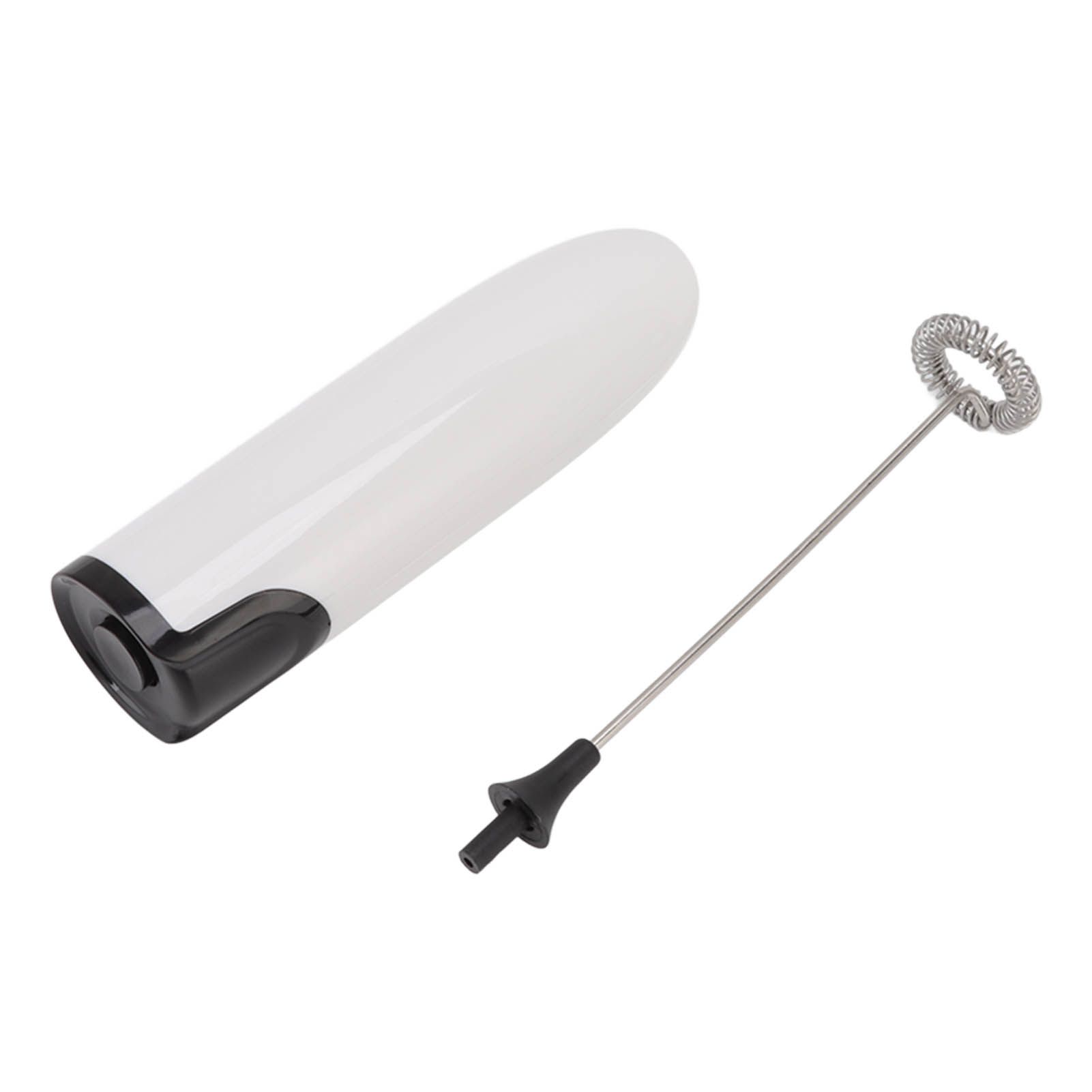 Household Electric Milk Frother Automatic Handheld Milk Foam Maker Coffee Stirring Bar Kitchen Drink Foamer White Black - Image 1