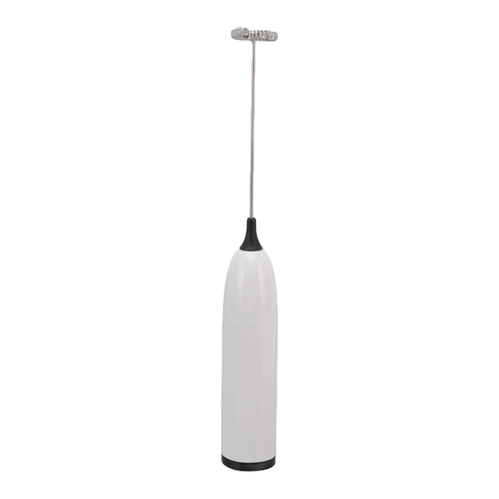 Household Electric Milk Frother Automatic Handheld Milk Foam Maker Coffee Stirring Bar Kitchen Drink Foamer White Black - Image 2