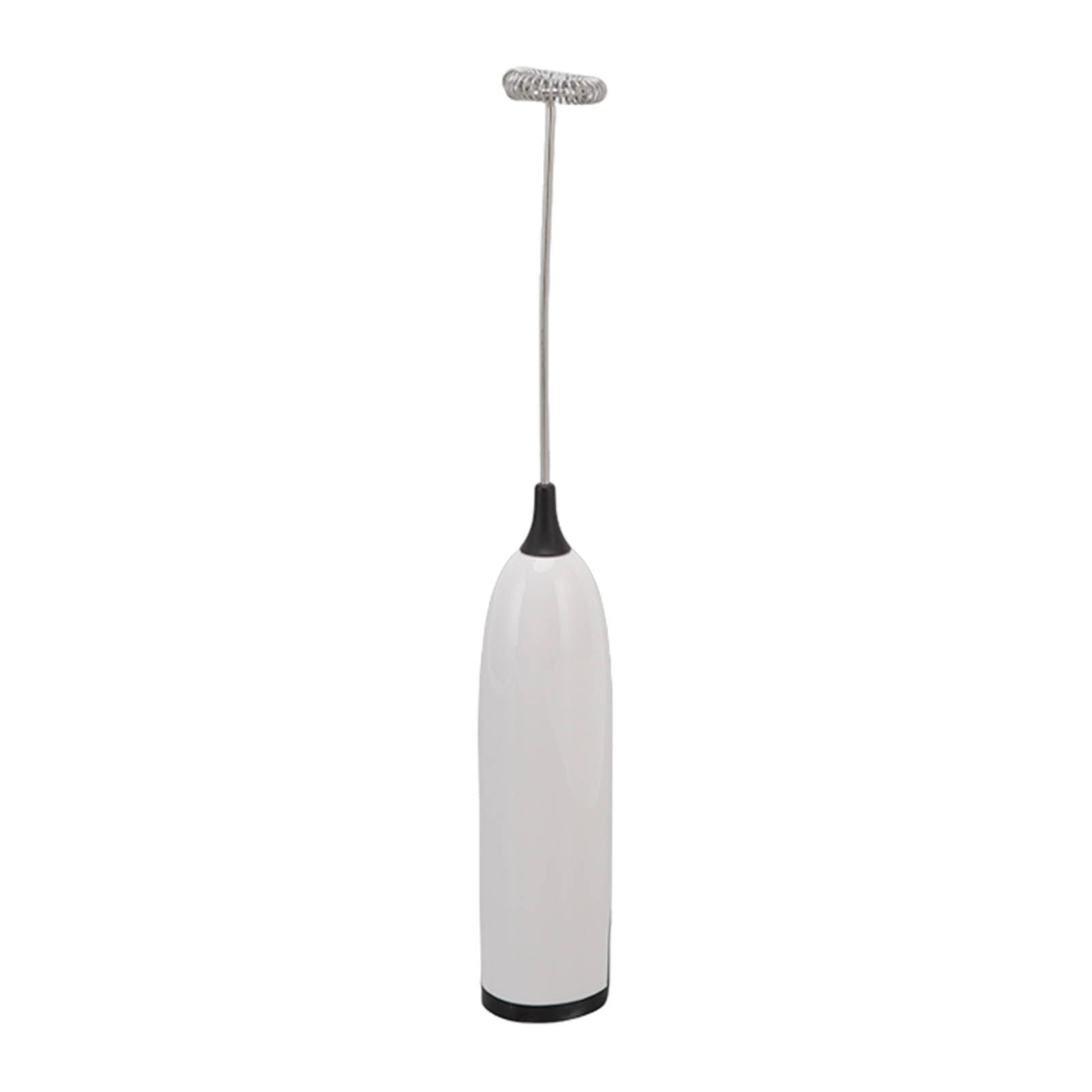 Household Electric Milk Frother Automatic Handheld Milk Foam Maker Coffee Stirring Bar Kitchen Drink Foamer White Black - Image 3