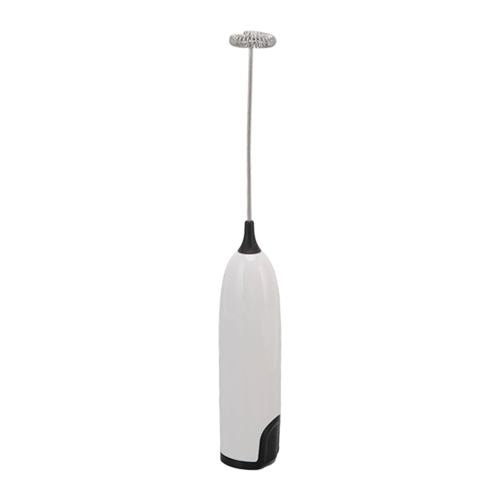 Household Electric Milk Frother Automatic Handheld Milk Foam Maker Coffee Stirring Bar Kitchen Drink Foamer White Black - Image 4