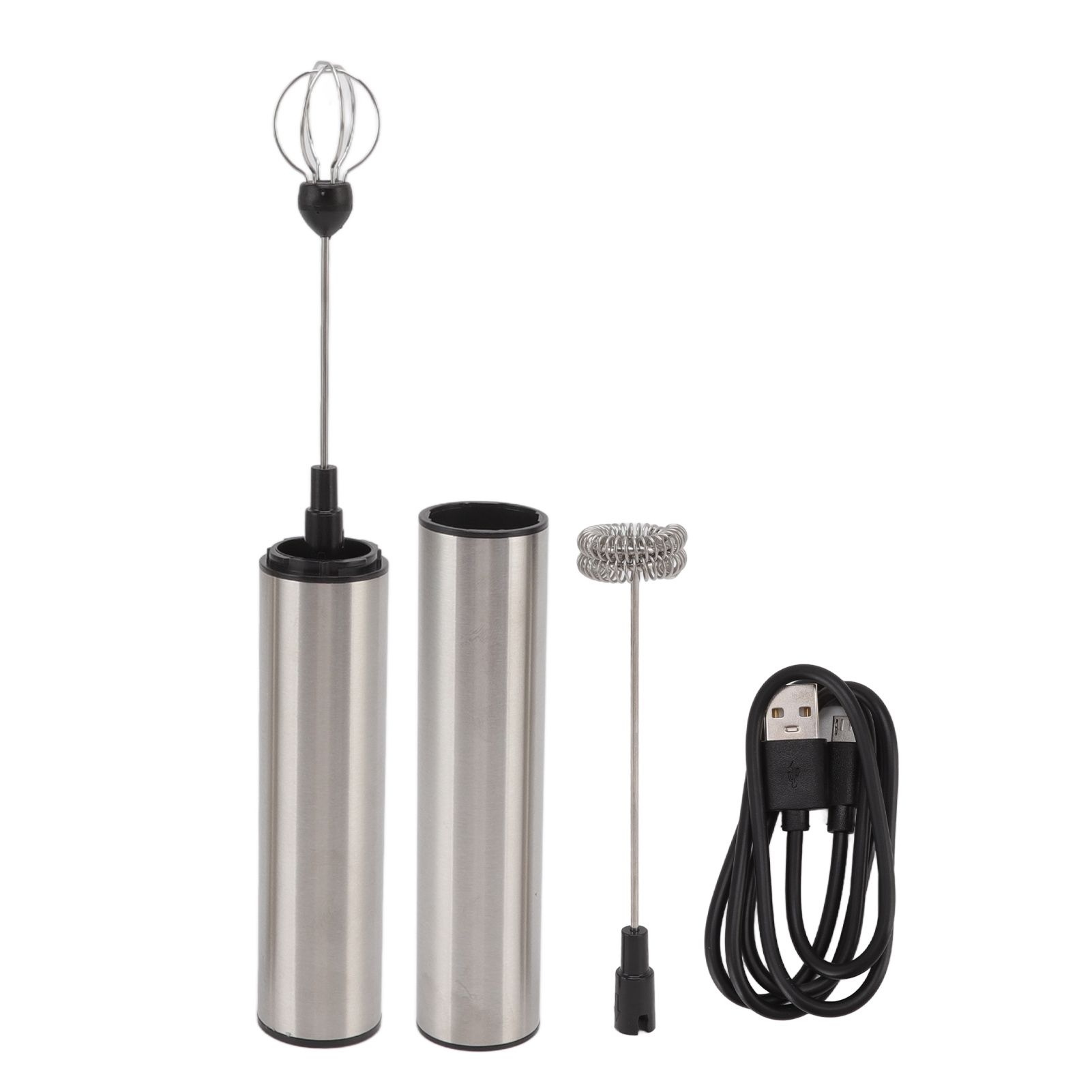 Electric Mini Blender Handheld Auto Stainless Steel Detachable Milk Foamer for Home Kitchen - Image 1