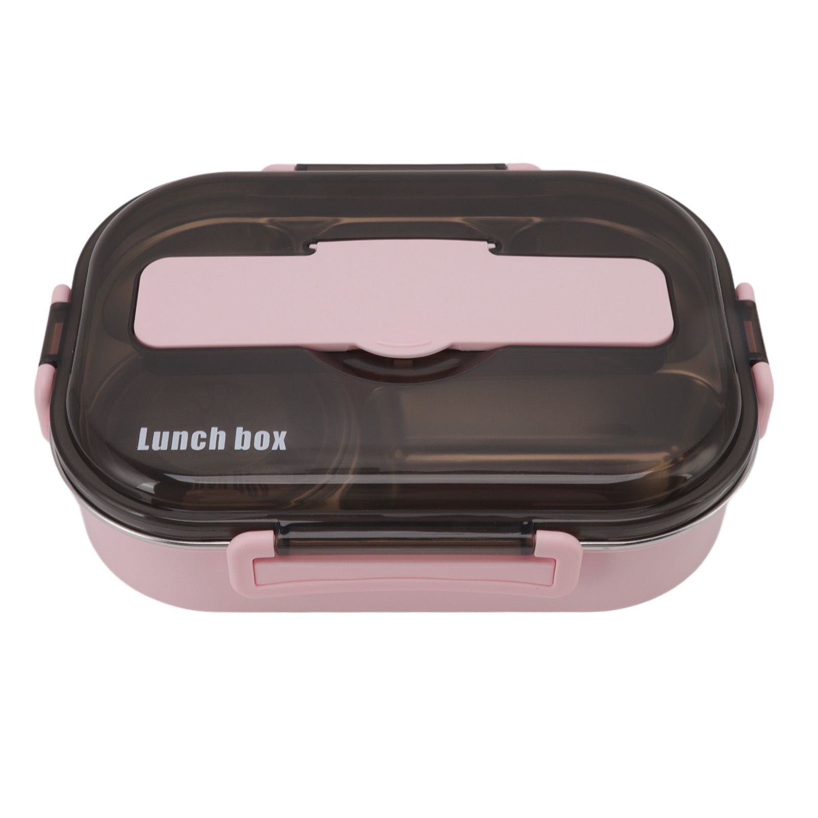 Lunch Container Box Stainless Steel Thermal Lunch Storage Box with Soup Bowl Chopsticks Spoon for Adults Children Pink - Image 7