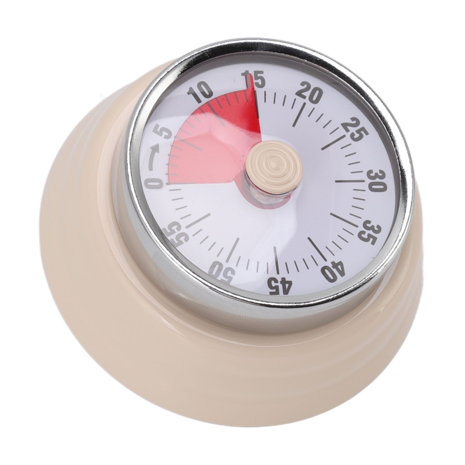 Magnet Circular Timer 60 Minute Visual Countdown Timer for Teachers Classroom Kids Homework Reading Adults Cooking Office Gym Beige - Image 3