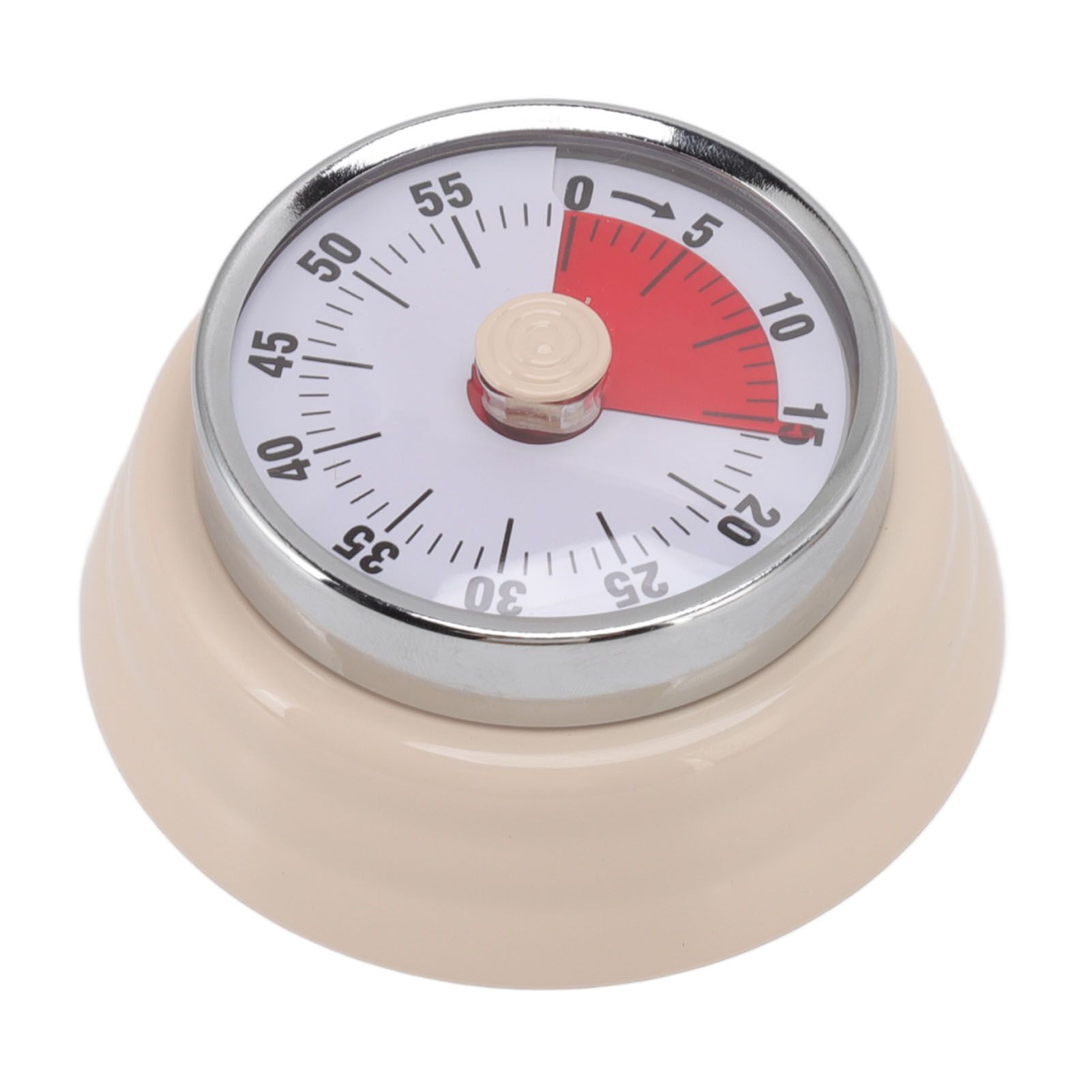 Magnet Circular Timer 60 Minute Visual Countdown Timer for Teachers Classroom Kids Homework Reading Adults Cooking Office Gym Beige - Image 5