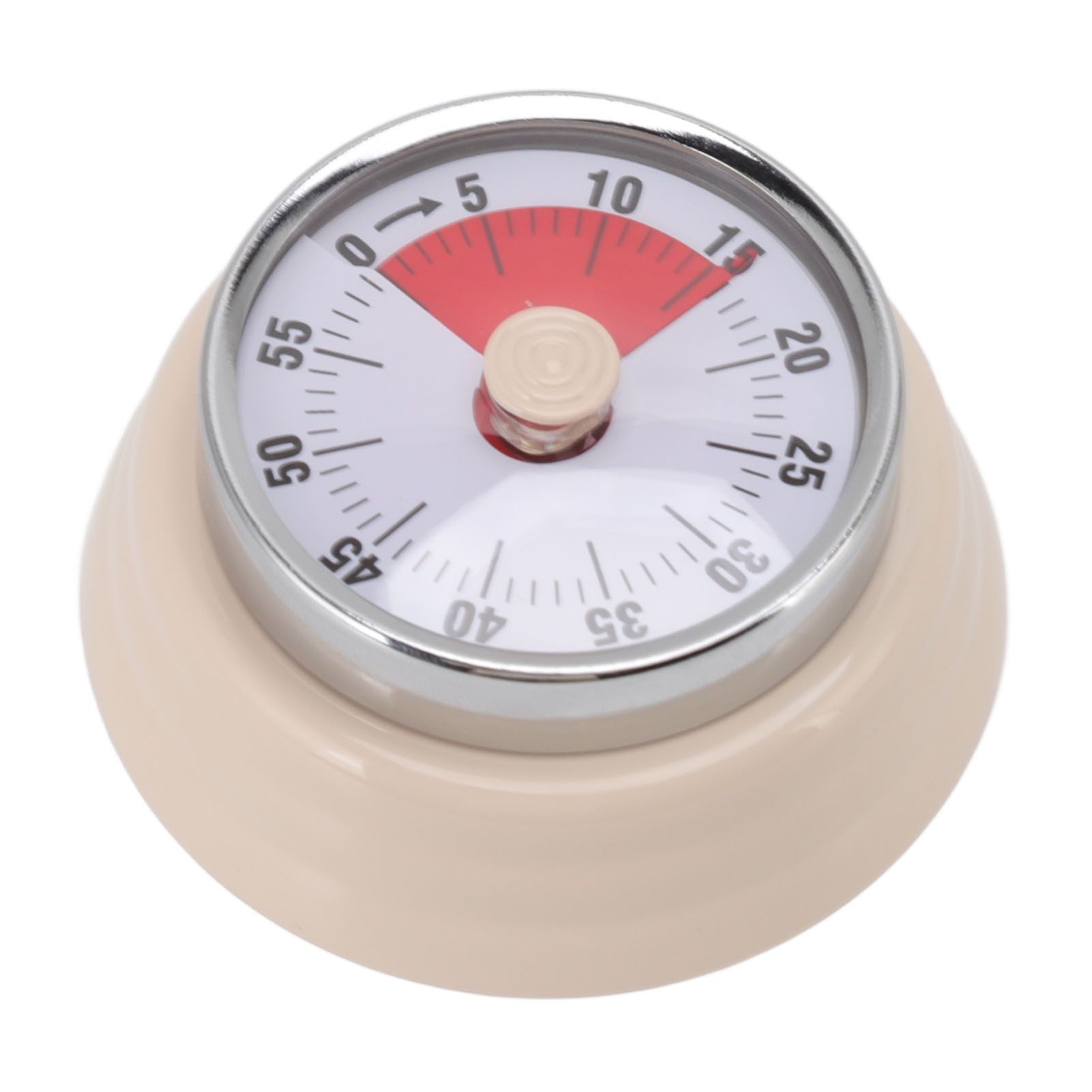 Magnet Circular Timer 60 Minute Visual Countdown Timer for Teachers Classroom Kids Homework Reading Adults Cooking Office Gym Beige - Image 6
