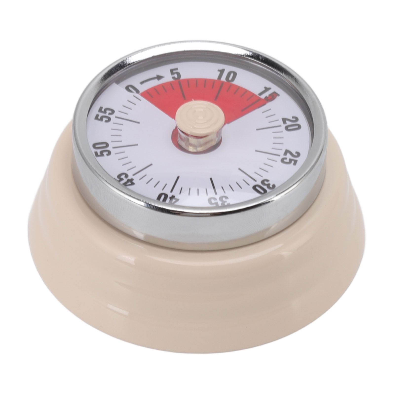 Magnet Circular Timer 60 Minute Visual Countdown Timer for Teachers Classroom Kids Homework Reading Adults Cooking Office Gym Beige - Image 7