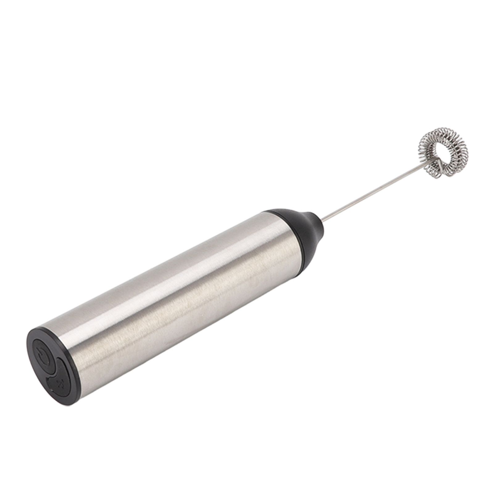 Handheld Milk Frother Lightweight Stainless Steel ABS Electric Whisk with 2 Mixing Head - Image 5