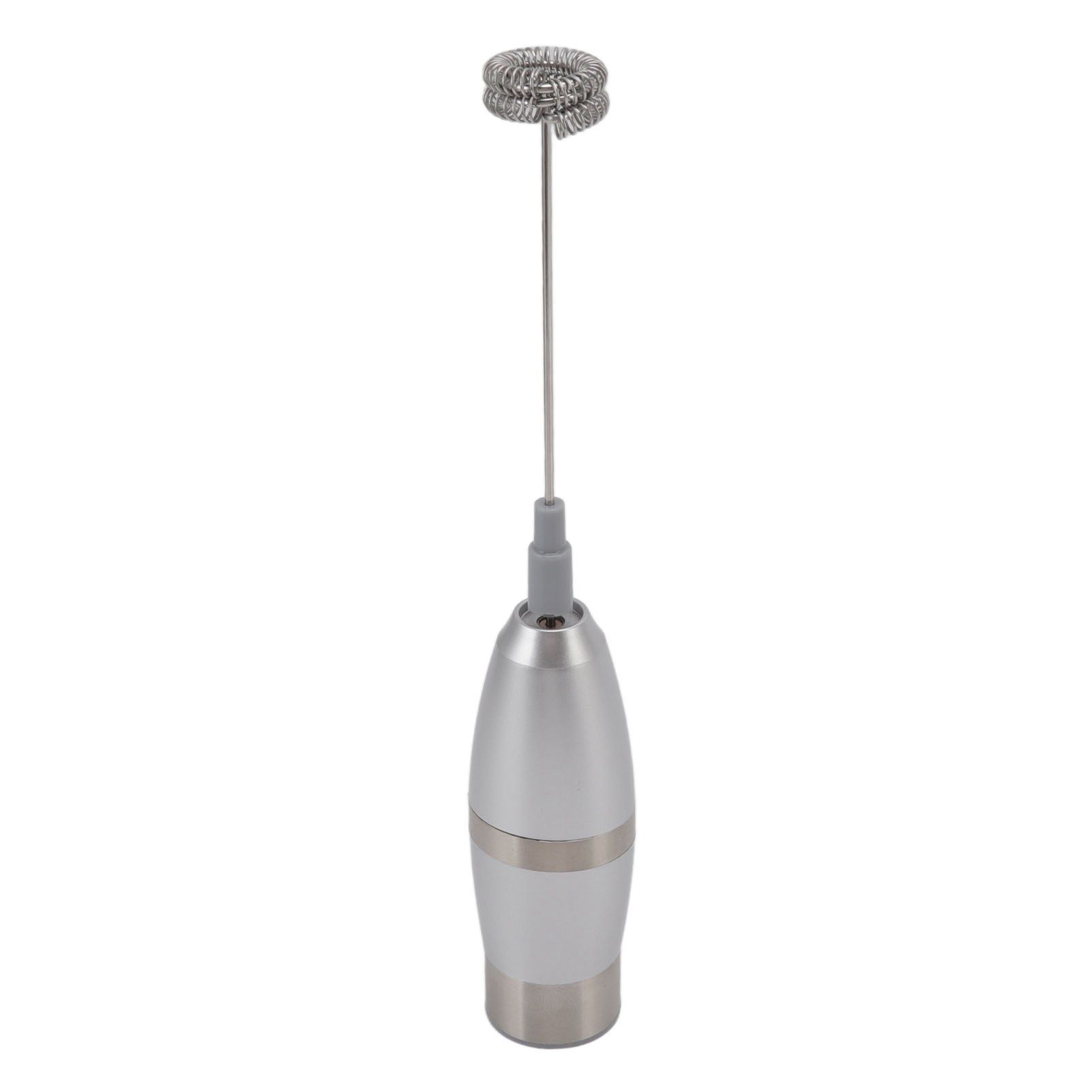 Electric Milk Frother Handheld Battery Operated Drink Mixer Portable Electric Eggbeater with Stainless Steel Whisk - Image 2