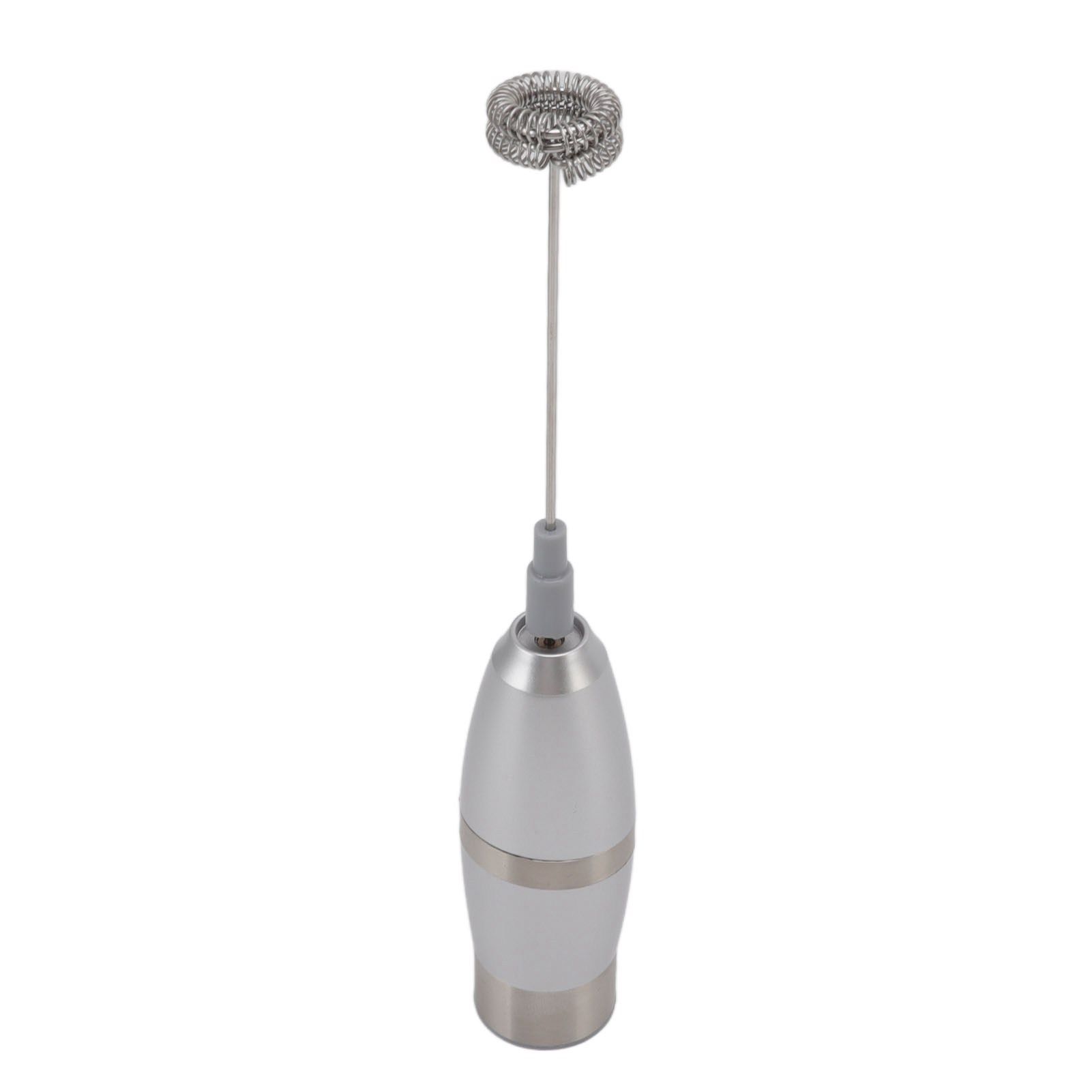 Electric Milk Frother Handheld Battery Operated Drink Mixer Portable Electric Eggbeater with Stainless Steel Whisk - Image 3