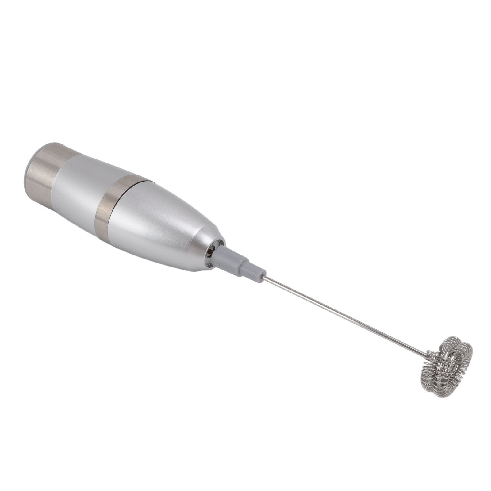Electric Milk Frother Handheld Battery Operated Drink Mixer Portable Electric Eggbeater with Stainless Steel Whisk - Image 4