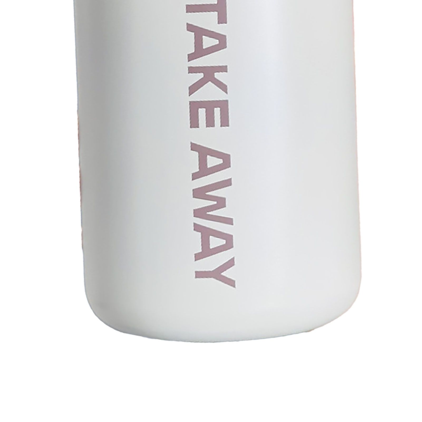 850ml Insulated Water Bottle Large Capacity with Bounce Cap Straw Winter Insulated Cup for Outdoor Beige - Image 7