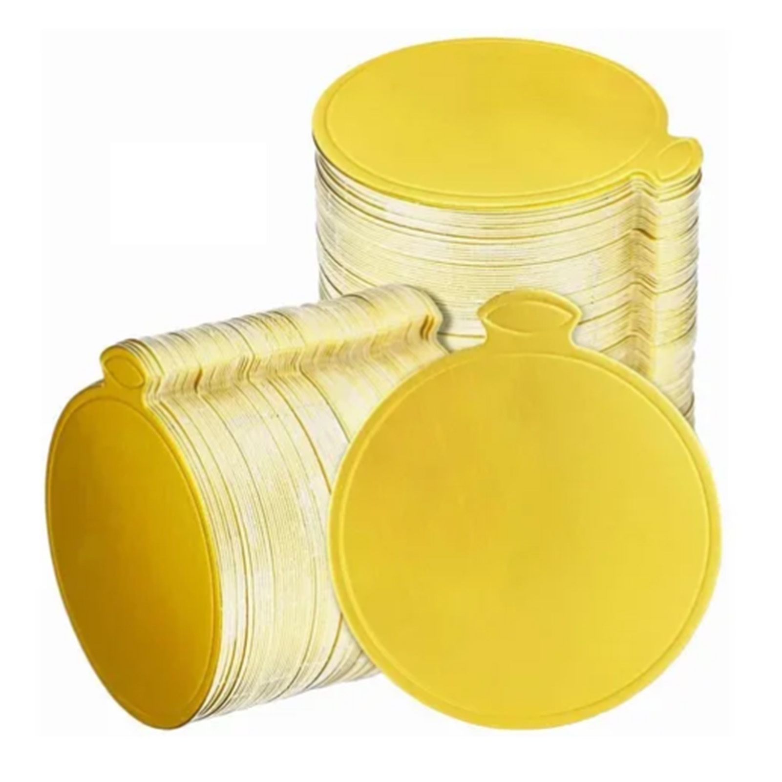 200Pcs Golden Cake Base Board 3.5in Round Cake Pad for Mini Cakes Muffins Cookies Mousse Brownies Cupcakes Pizza - Image 1