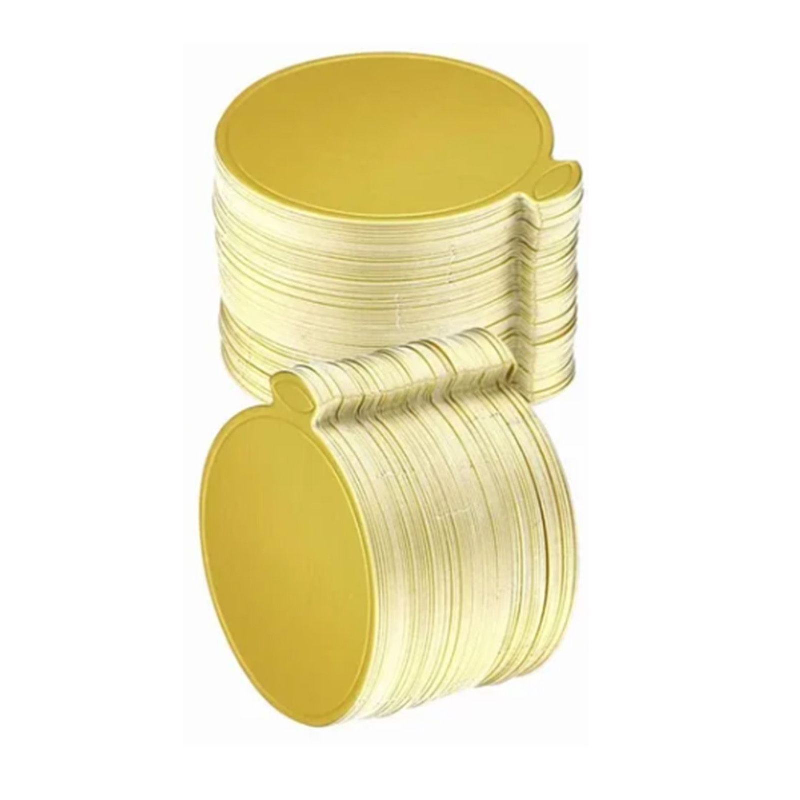 200Pcs Golden Cake Base Board 3.5in Round Cake Pad for Mini Cakes Muffins Cookies Mousse Brownies Cupcakes Pizza - Image 2