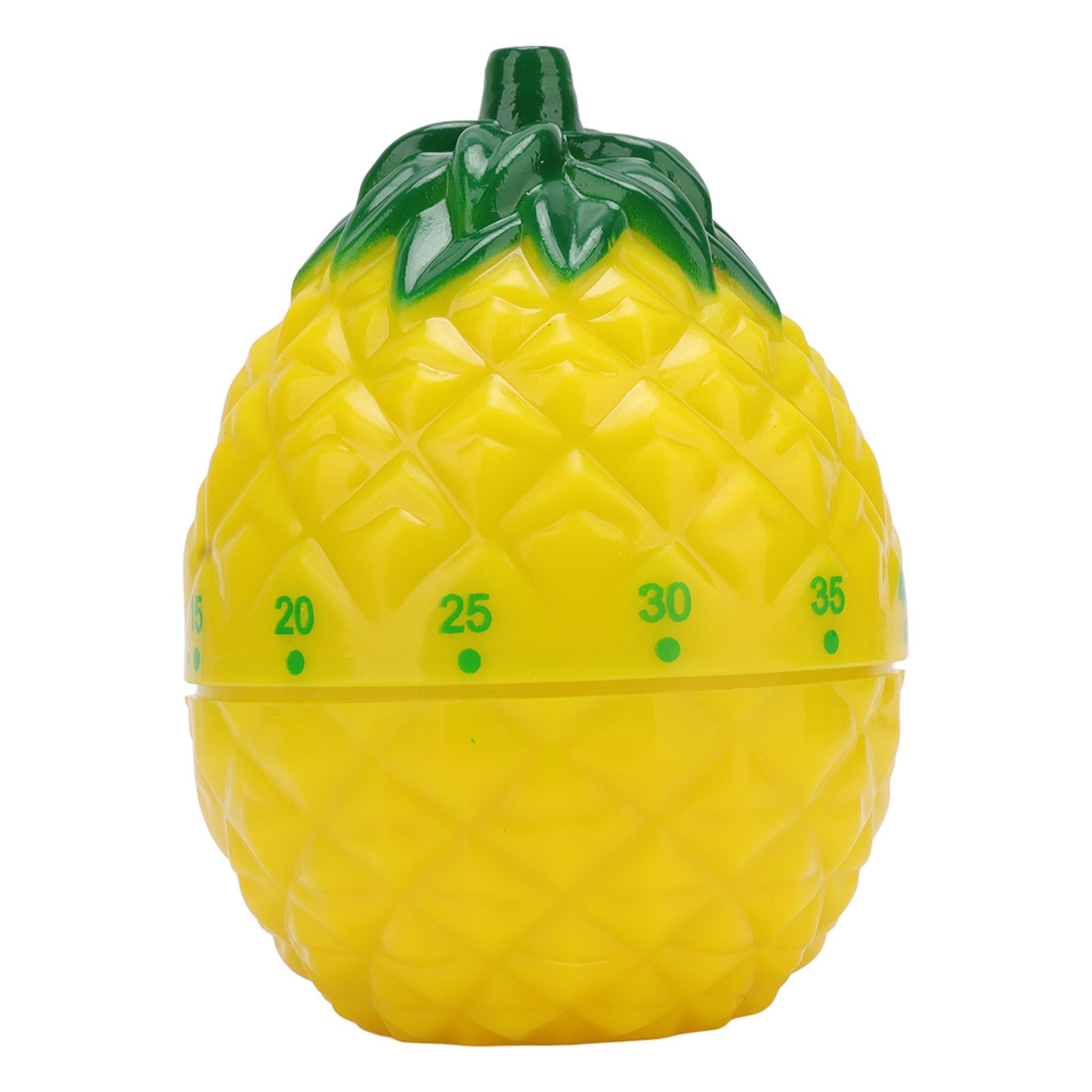Kitchen Timer Fruit Shape Cute Style Plastic Material 6.4x6.4x8.7cm Compact Mechanical Timer for Home - Image 1