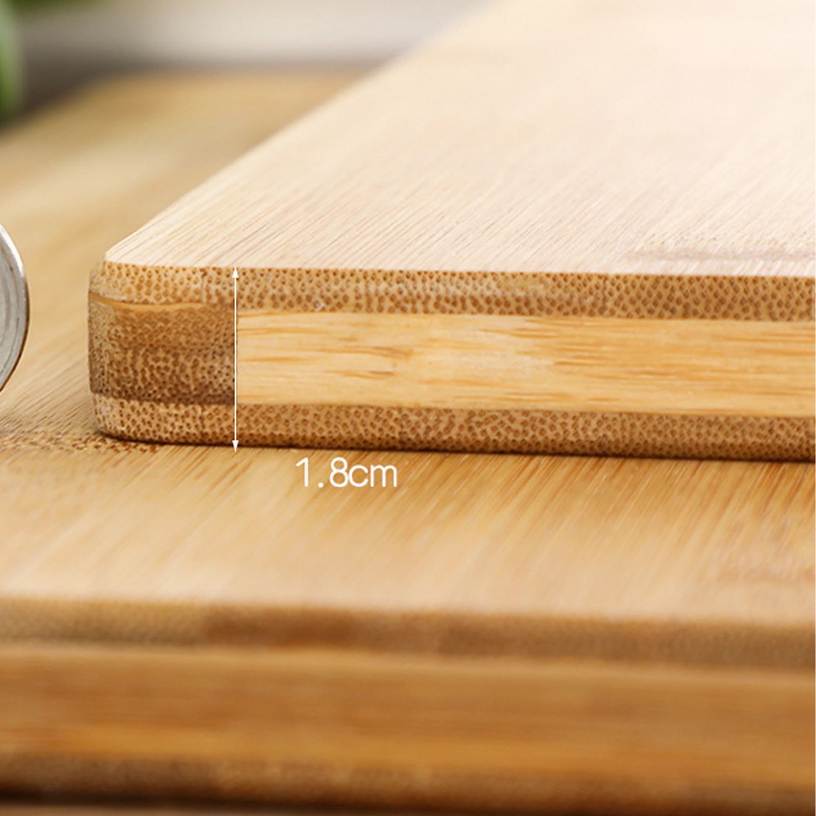 Chopping Board Thickened Bamboo Stable Sturdy Anti Crack Easy To Clean Kitchen Cutting Board with Hanging Hole - Image 5