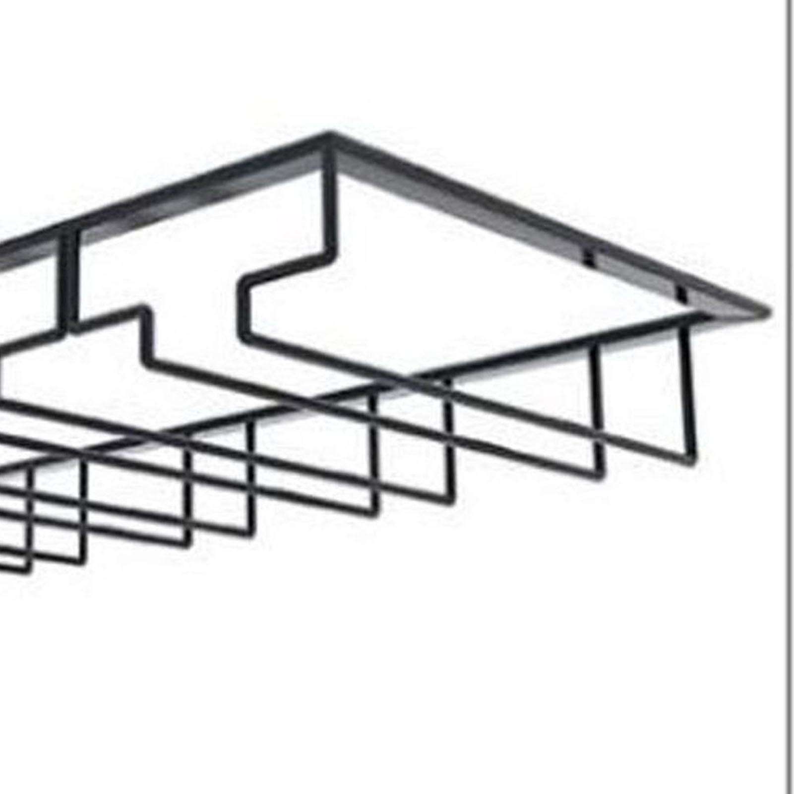 Stemware Holder Black 4 Slot Iron Wire Assembled Design Corrosion Resistant Easy Cleaning Glasses Storage Hanger for Bar - Image 7
