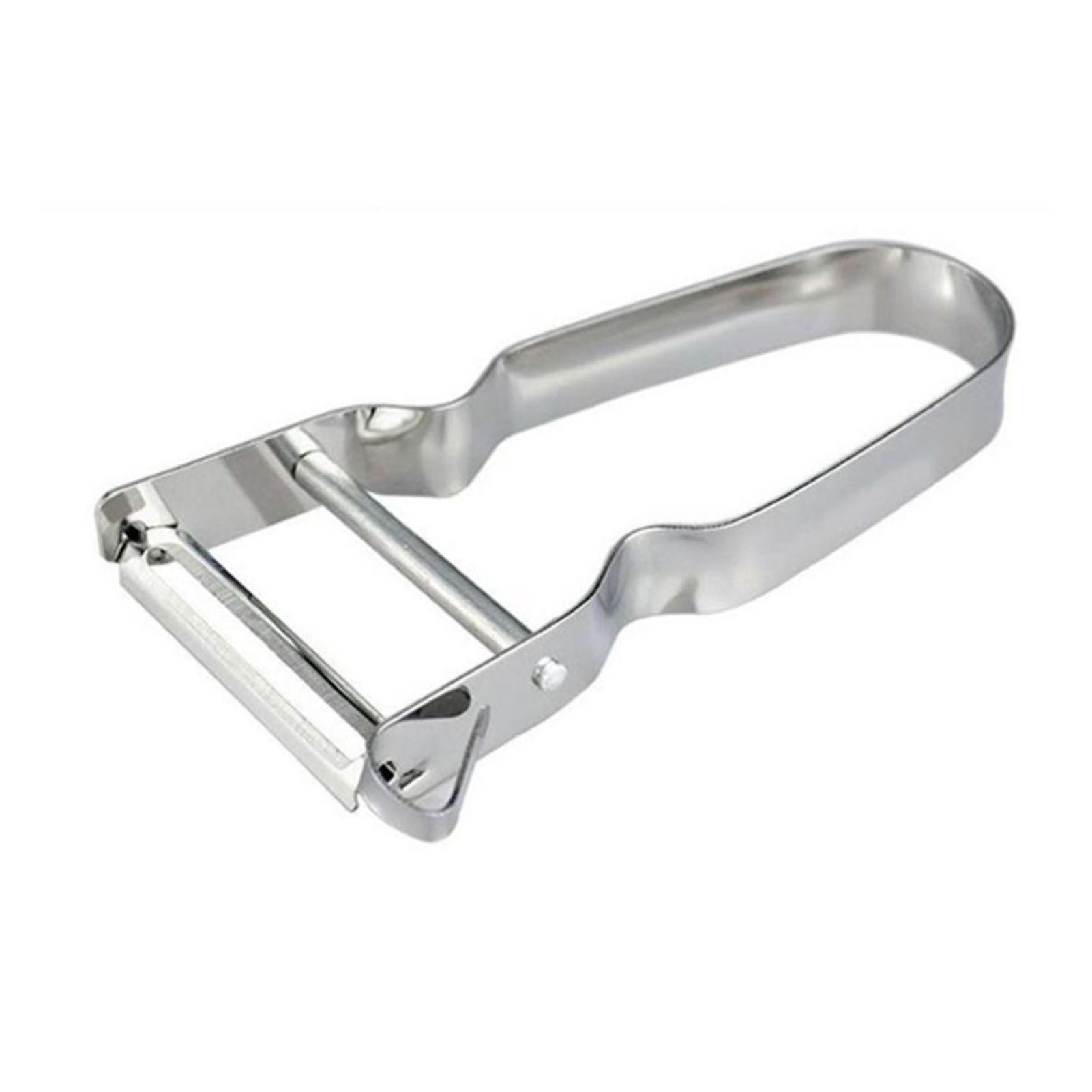 Stainless Steel Peeler U Shape Ergonomic Handle Fruit Peeler Vegetable Peeler for Kitchen Silver - Image 2