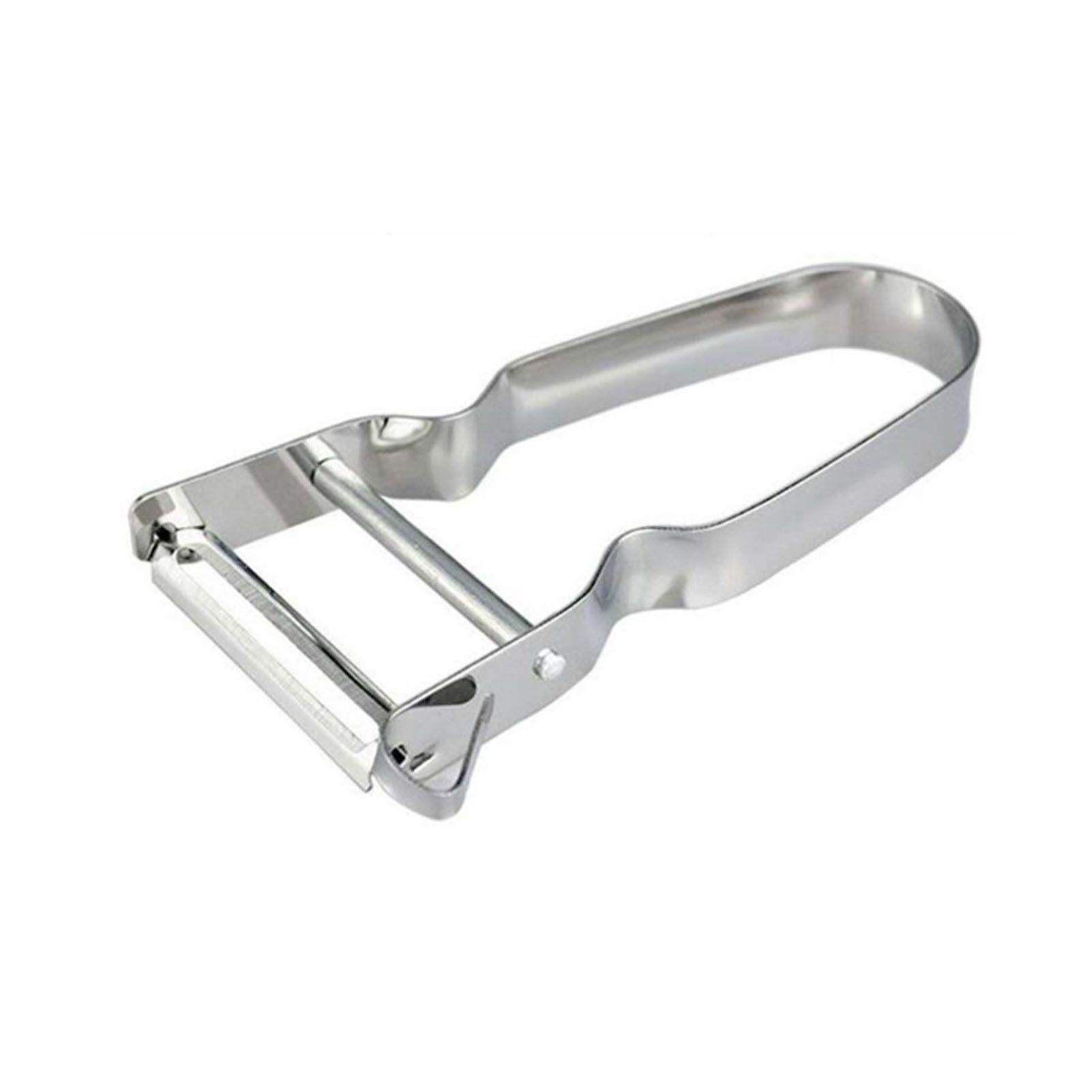 Stainless Steel Peeler U Shape Ergonomic Handle Fruit Peeler Vegetable Peeler for Kitchen Silver - Image 3