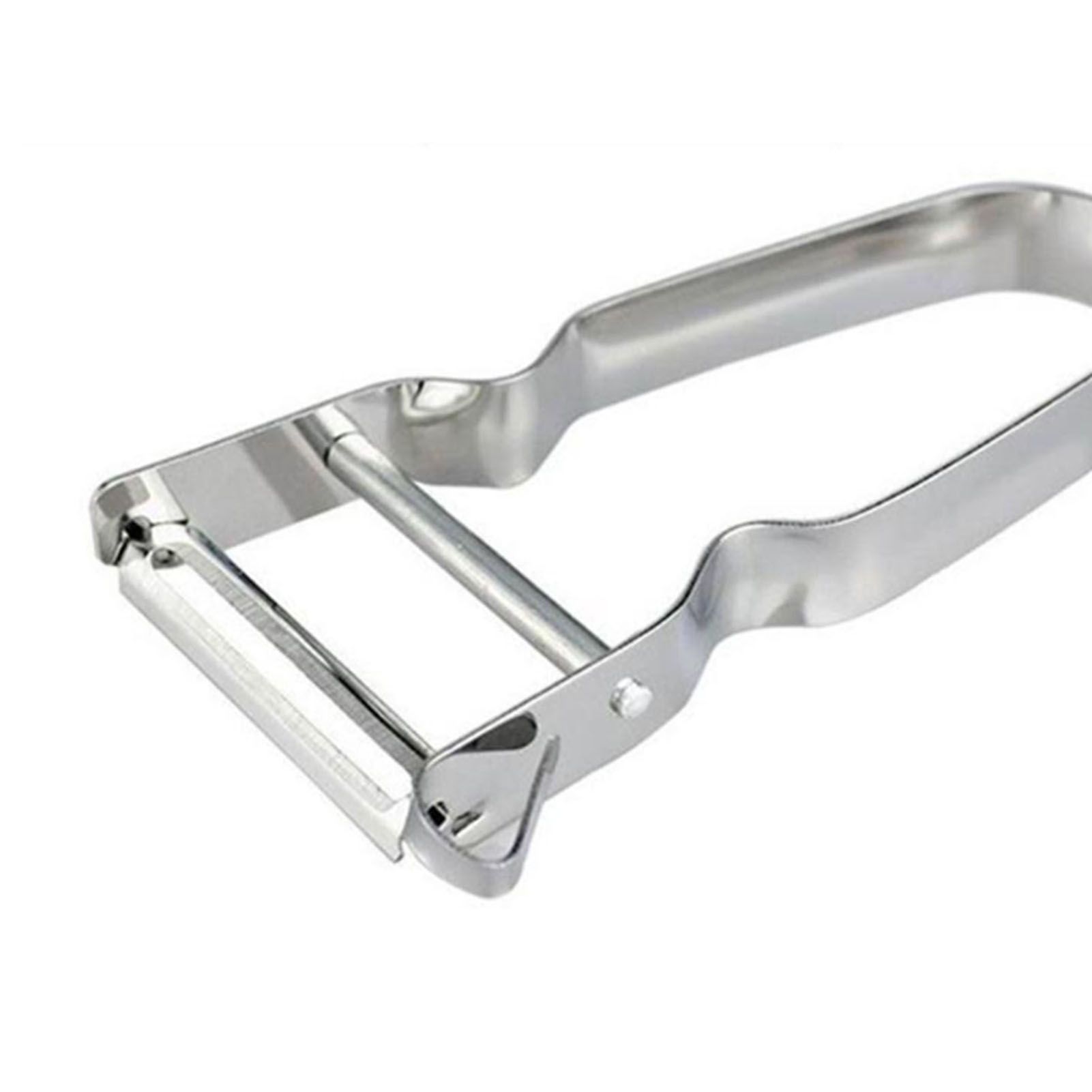 Stainless Steel Peeler U Shape Ergonomic Handle Fruit Peeler Vegetable Peeler for Kitchen Silver - Image 7
